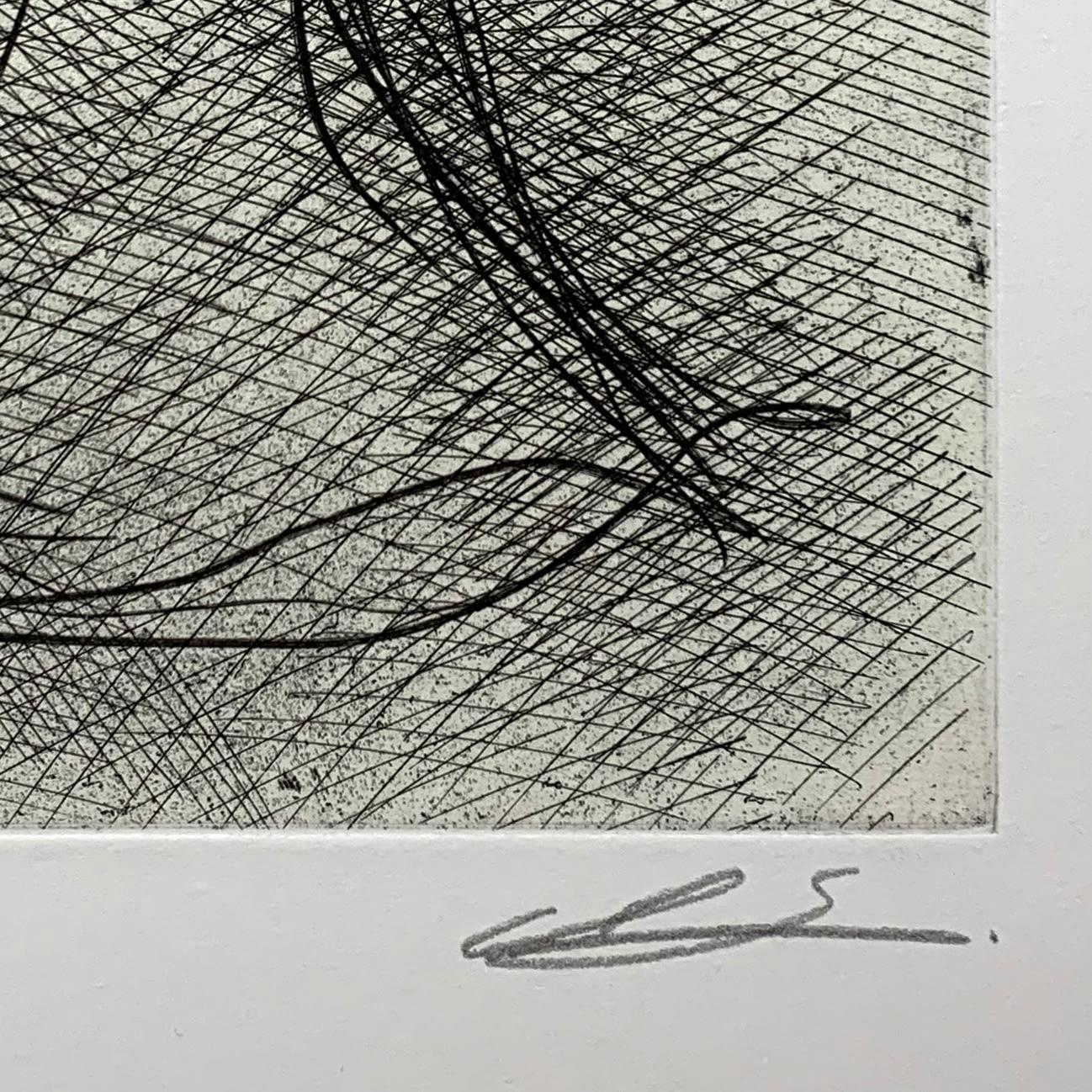 Segunda piel, Fotograbado, Arte contemporáneo, Siglo XXI, Arte japonés - Abstract Print Gris de Chiharu Shiota