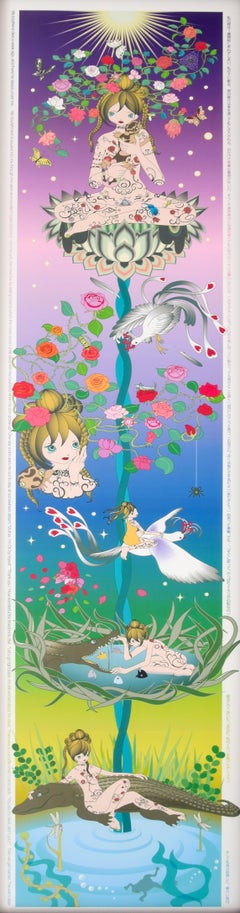 Large Chiho Aoshima “Ornamental Hairpin of the Rose” Print