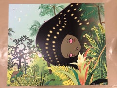 Bildunterschrift: „Chameleon Offset Lithograph“, signiert, 2006, von Chiho Aoshima