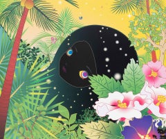 Buildinghead: Palm trees, 2006. Limited edition print by Chiho Aoshima, signed