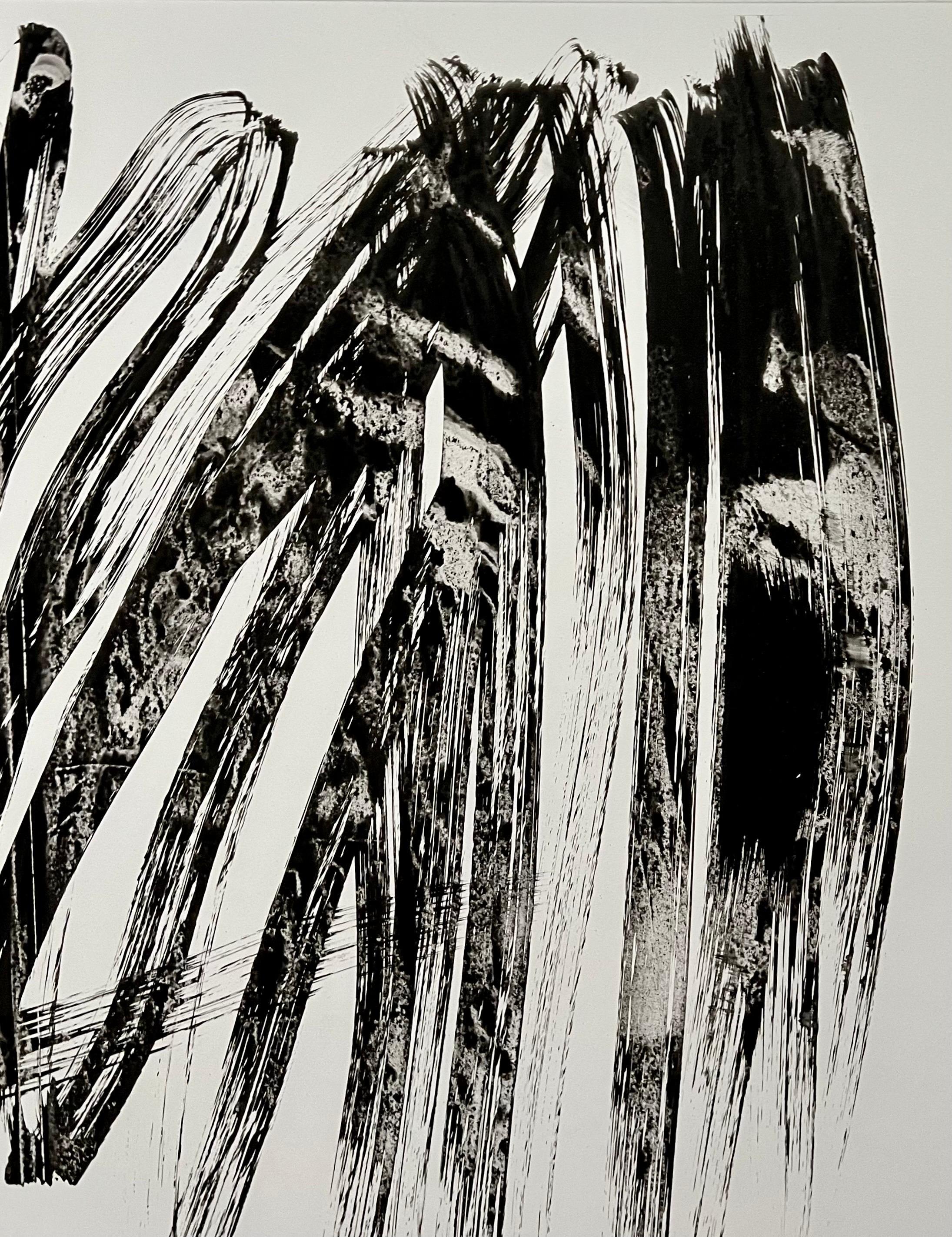 Gravure expressionniste abstraite taïwanaise de Chihung Yang - Calligraphie chinoise en vente 3