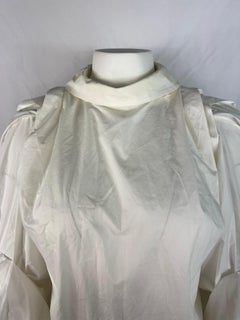 Chika Kisada White Cotton Blouse Top, Size 2