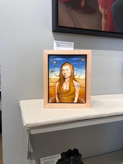 She's Got a Ticket to Ride / olio su legno