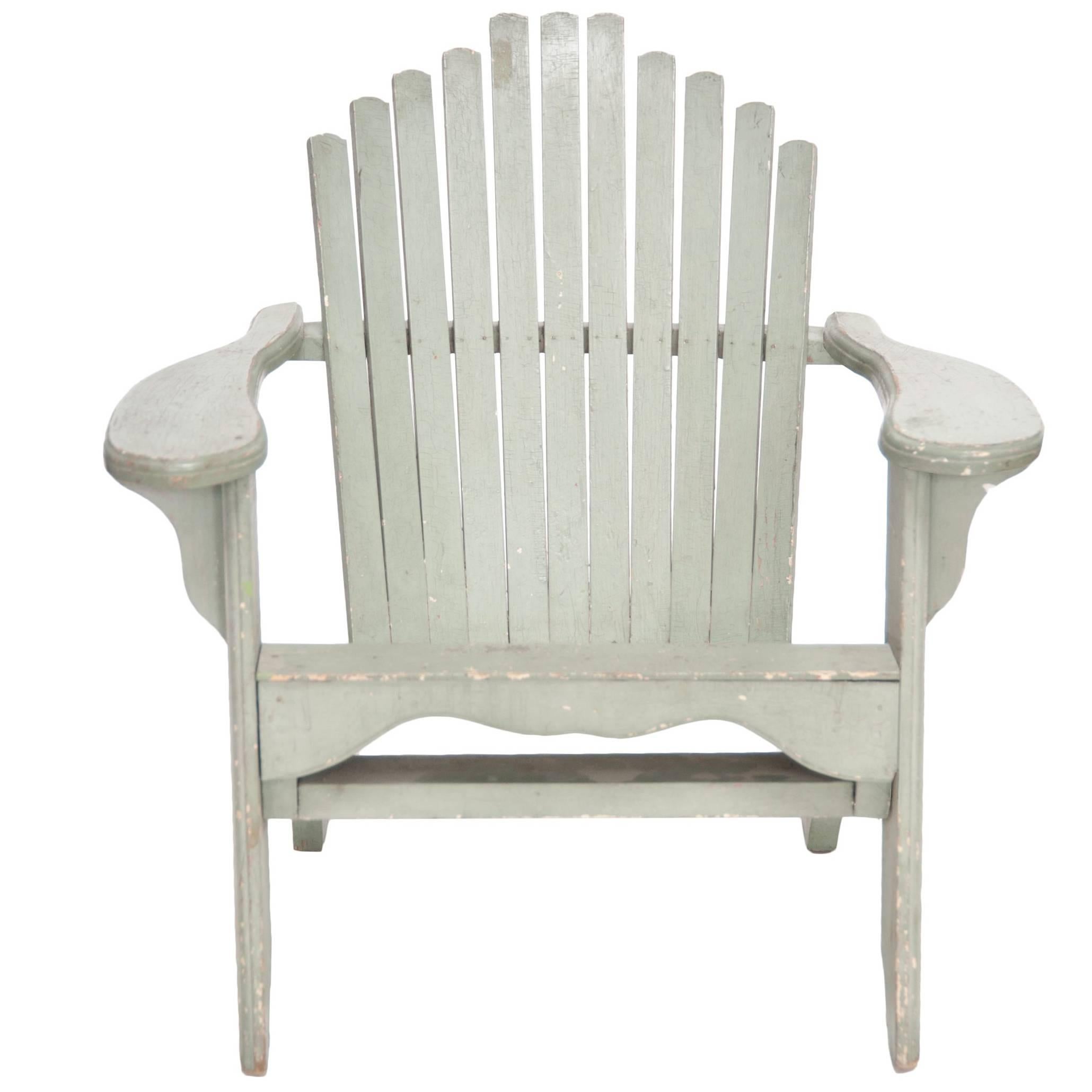 Child Adirondack Chair, Designer Unknown, USA, 1940s For Sale