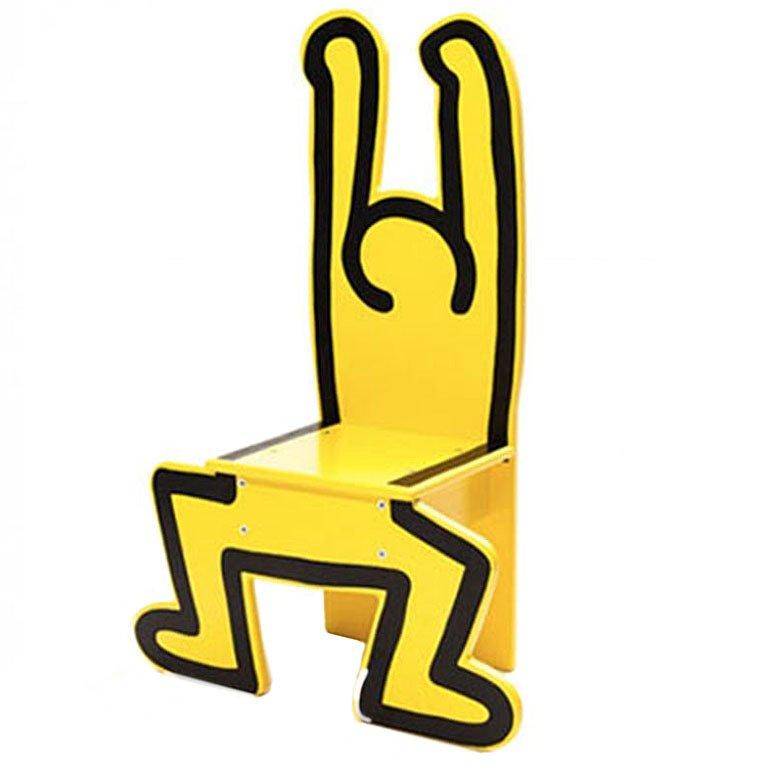 French Child Chair featuring a design by Keith Haring