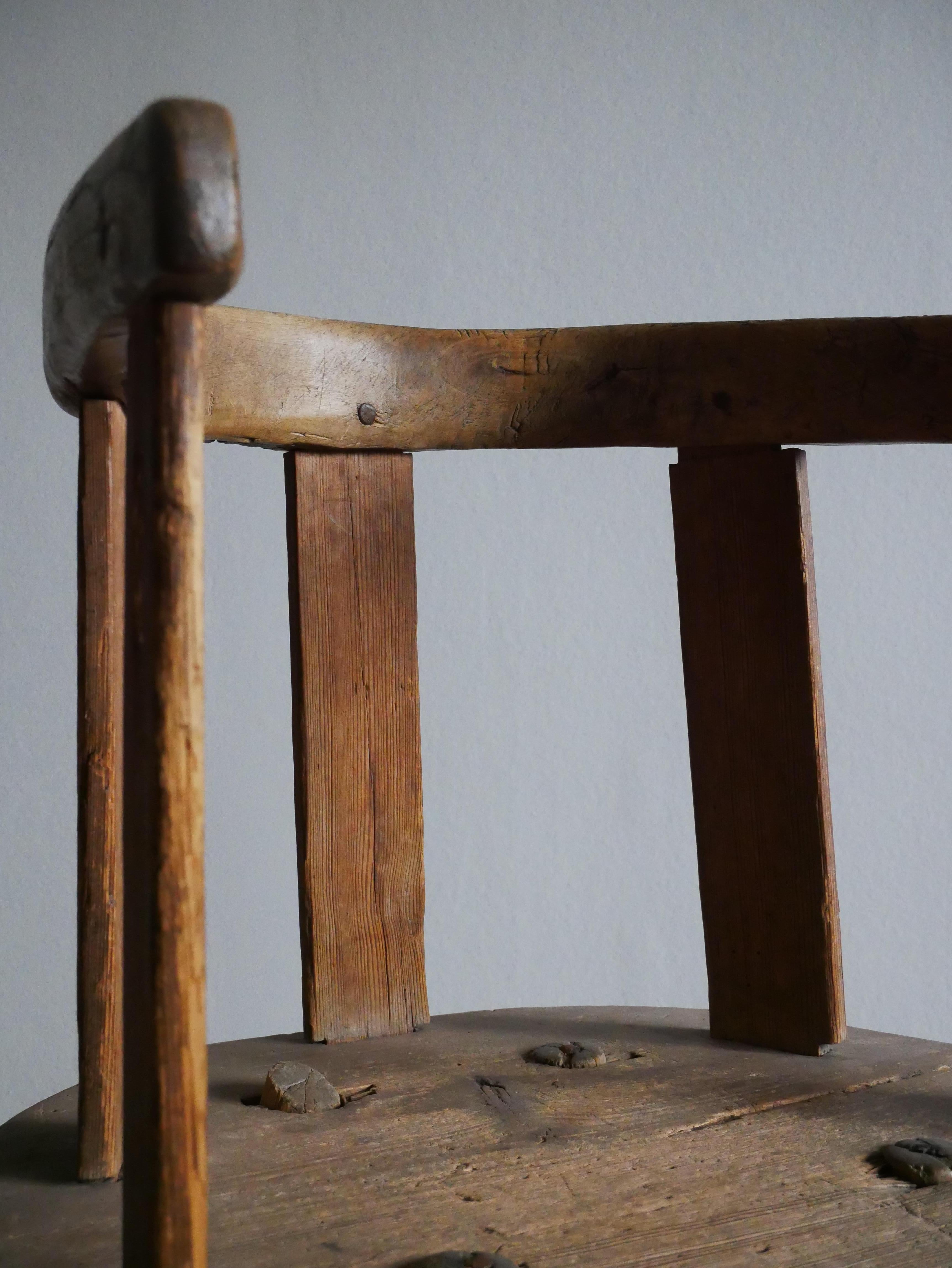 Child Chair from ca 1850, Pine wood For Sale 1