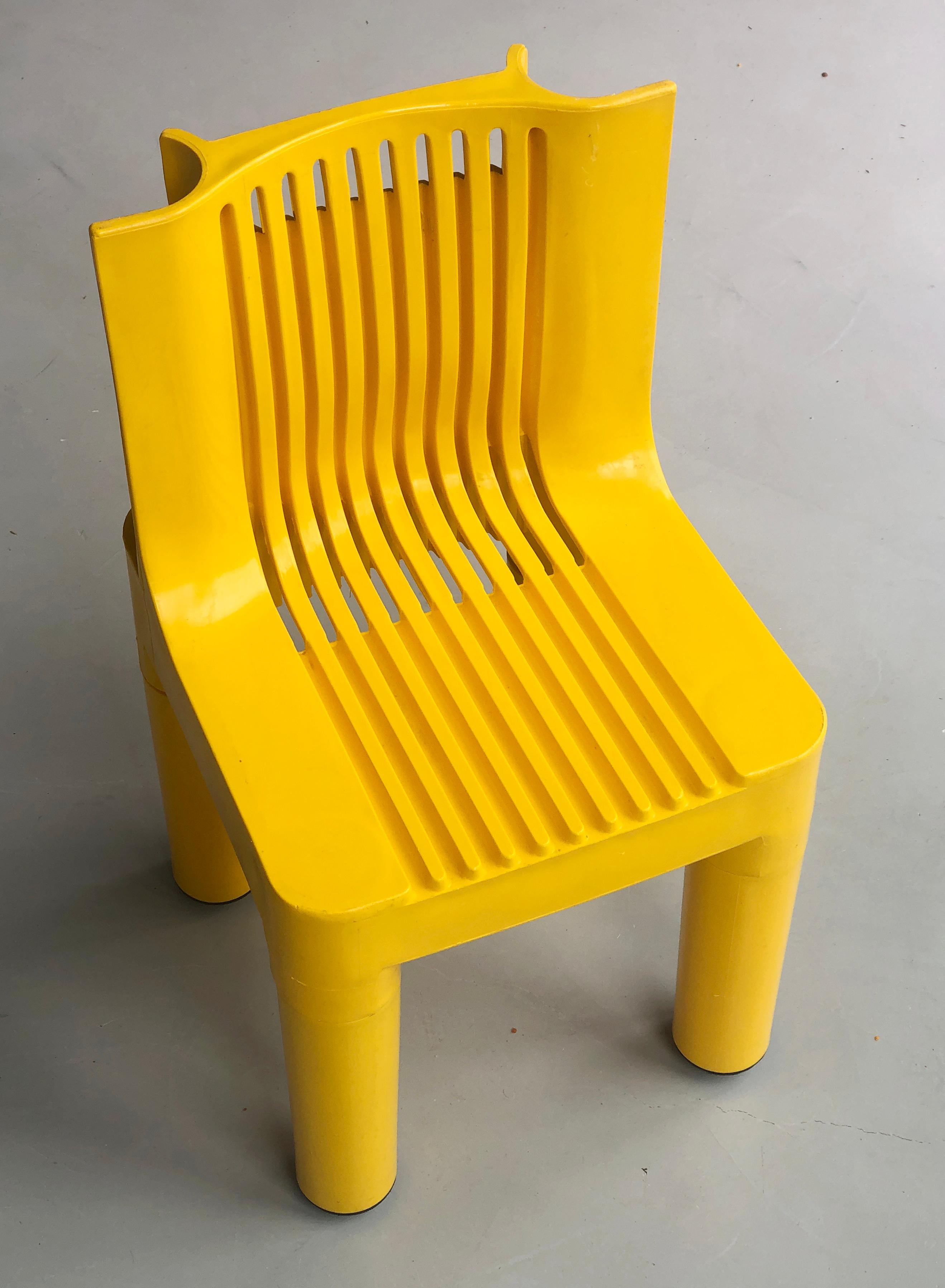 Child chair K 1340 (later 4999) Kartell Marco Zanuso / Richard Sapper 1964 For Sale 2