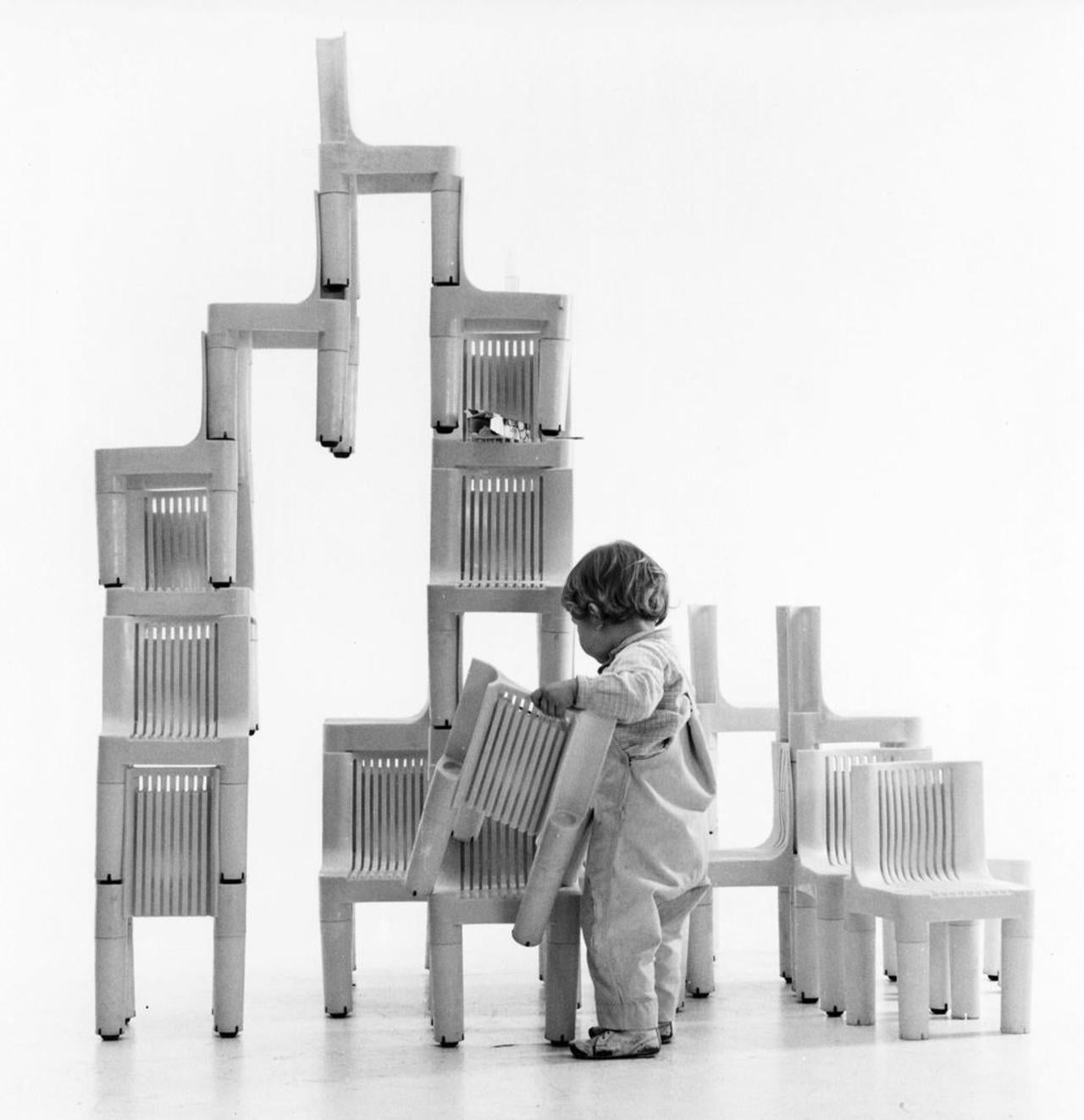 Child chair K 1340 (later 4999) Kartell Marco Zanuso / Richard Sapper 1964 For Sale 4