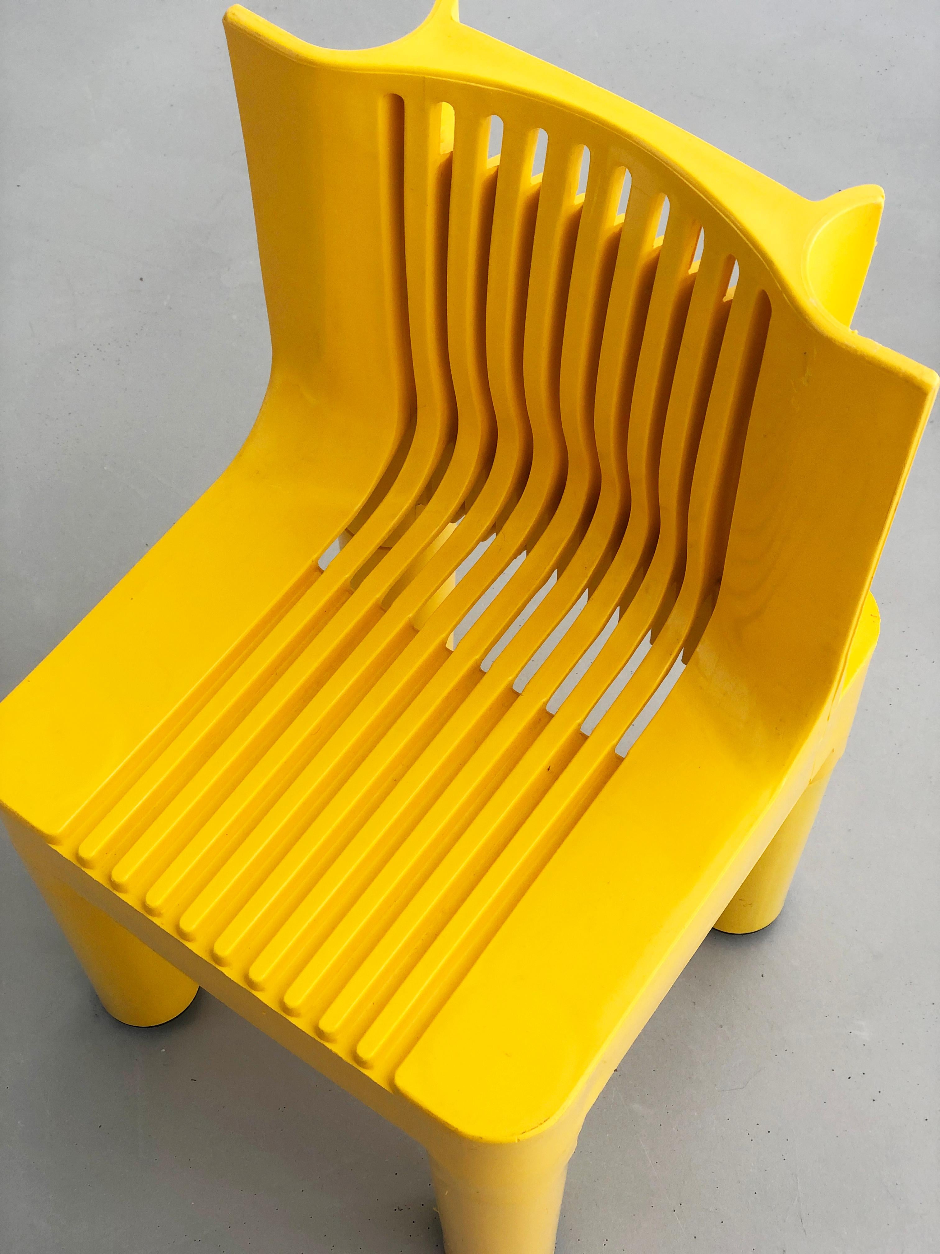 Child chair K 1340 (later 4999) Kartell Marco Zanuso / Richard Sapper 1964 In Good Condition For Sale In EINDHOVEN, NL