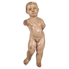 Child Jesus, Carved and Polychrome Wood, 18th Century