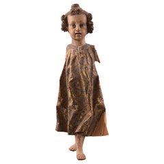 Child Jesus. Carved and polychrome wood. Castilian school, 17th century.