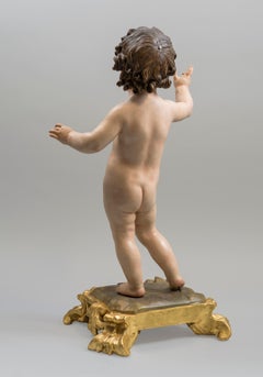 Child Jesus. Carved and polychromed wood, metal. Attributed to SALZILLO, F.