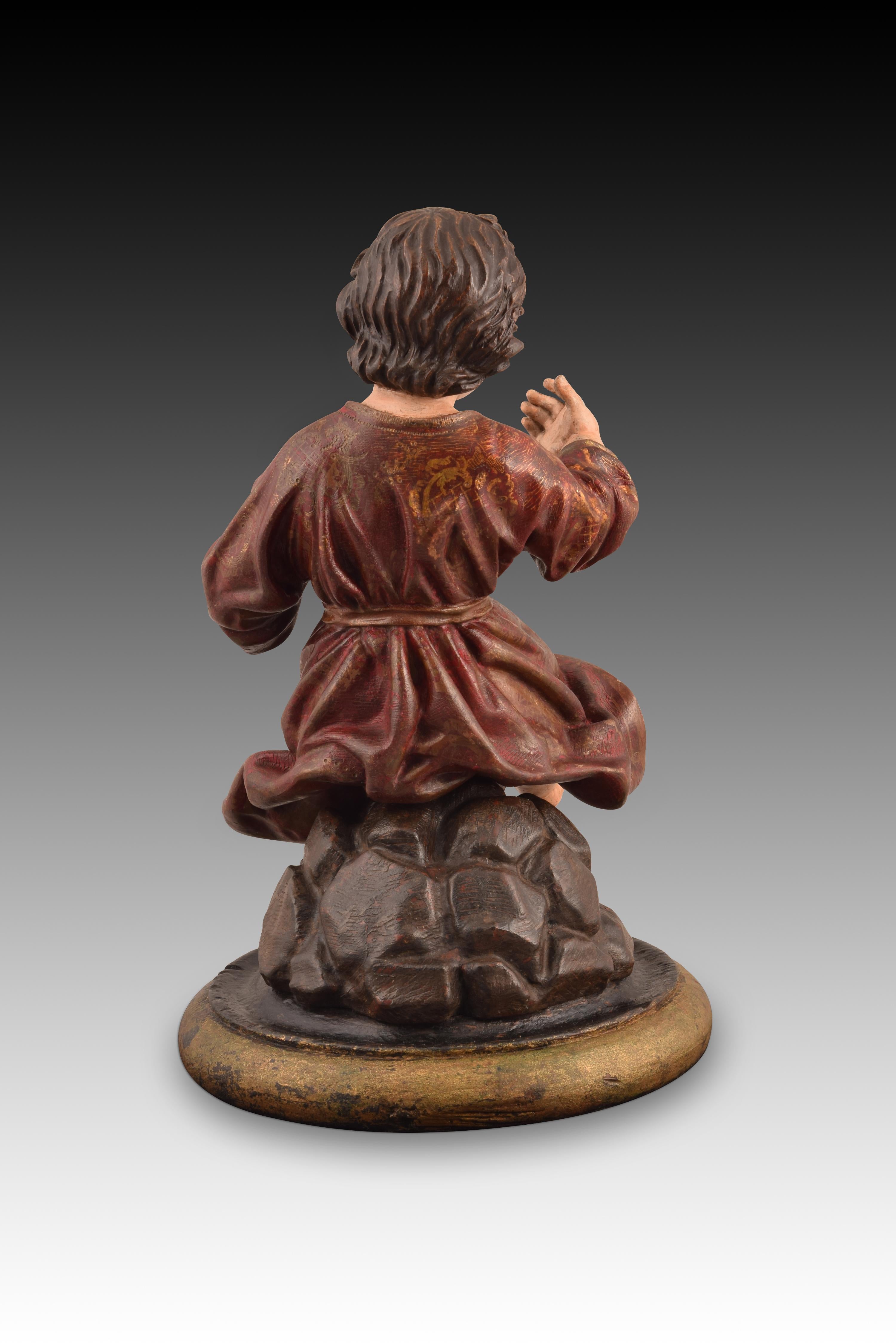 Spanish Child Jesus of the Passion. Wood. Andalusian School, Spain, 18th century.