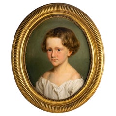 Child Portrait, Oil on Canvas