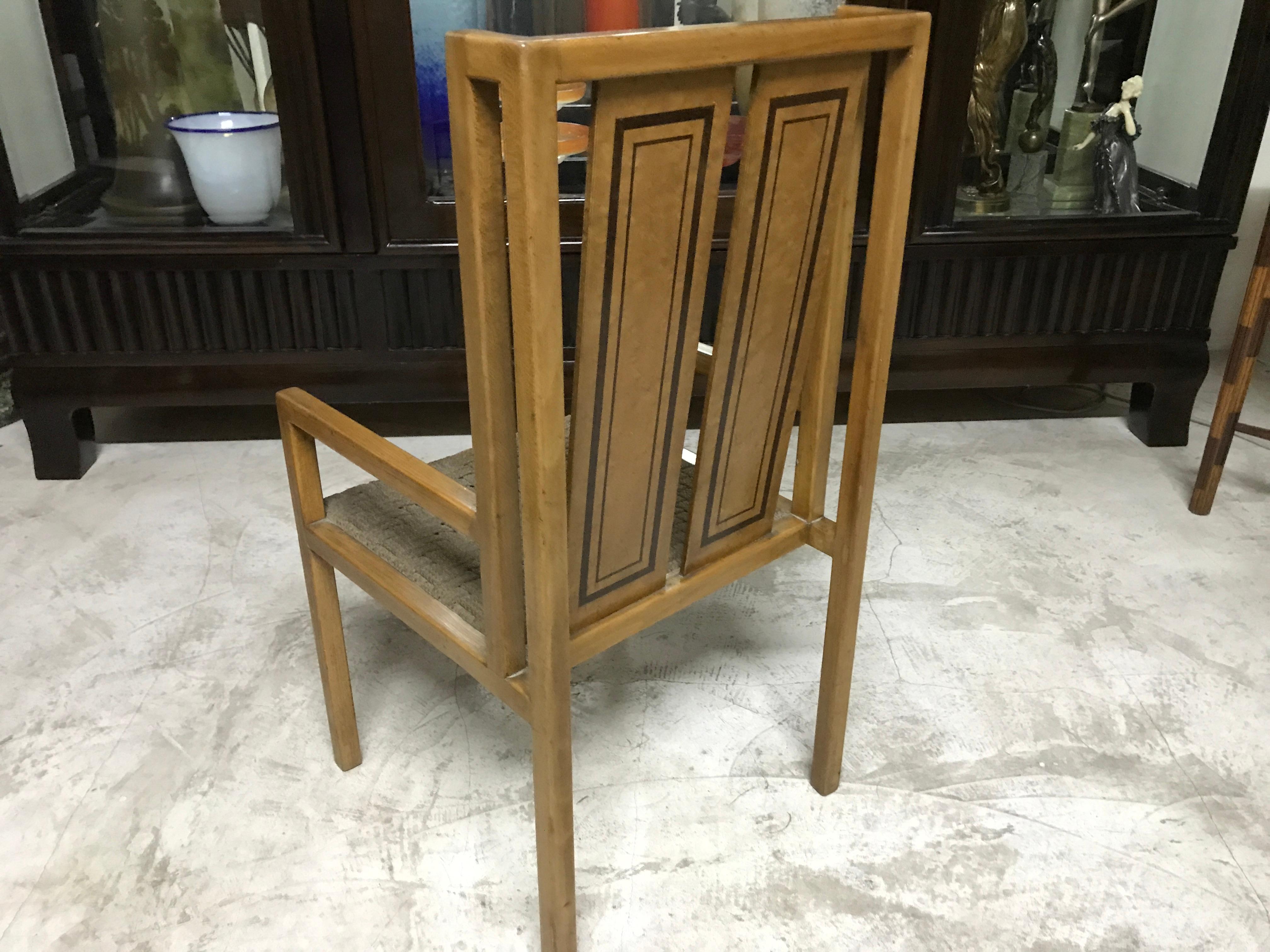 Chair Jugendstil, Art Nouveau, Liberty

Material: Wood
Country:France
We have specialized in the sale of Art Deco and Art Nouveau and Vintage styles since 1982.If you have any questions we are at your disposal.
Pushing the button that reads 'View