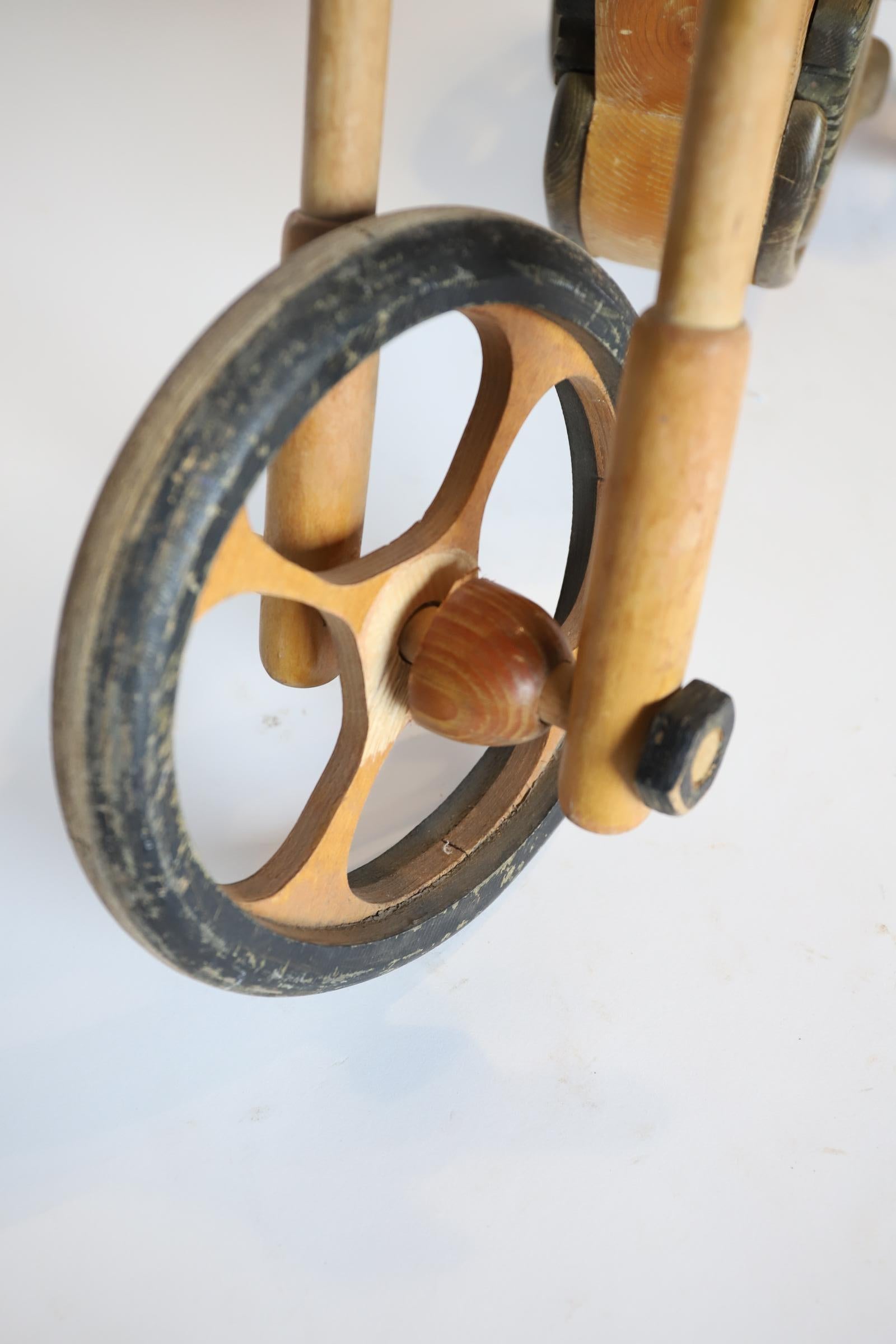 wooden toy motorcycle