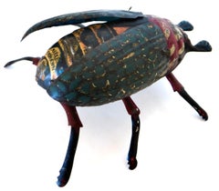 Child' Wind Up Toy "Crawling Beetle" by The Lehman Toy Co. Germany, Circa 1900