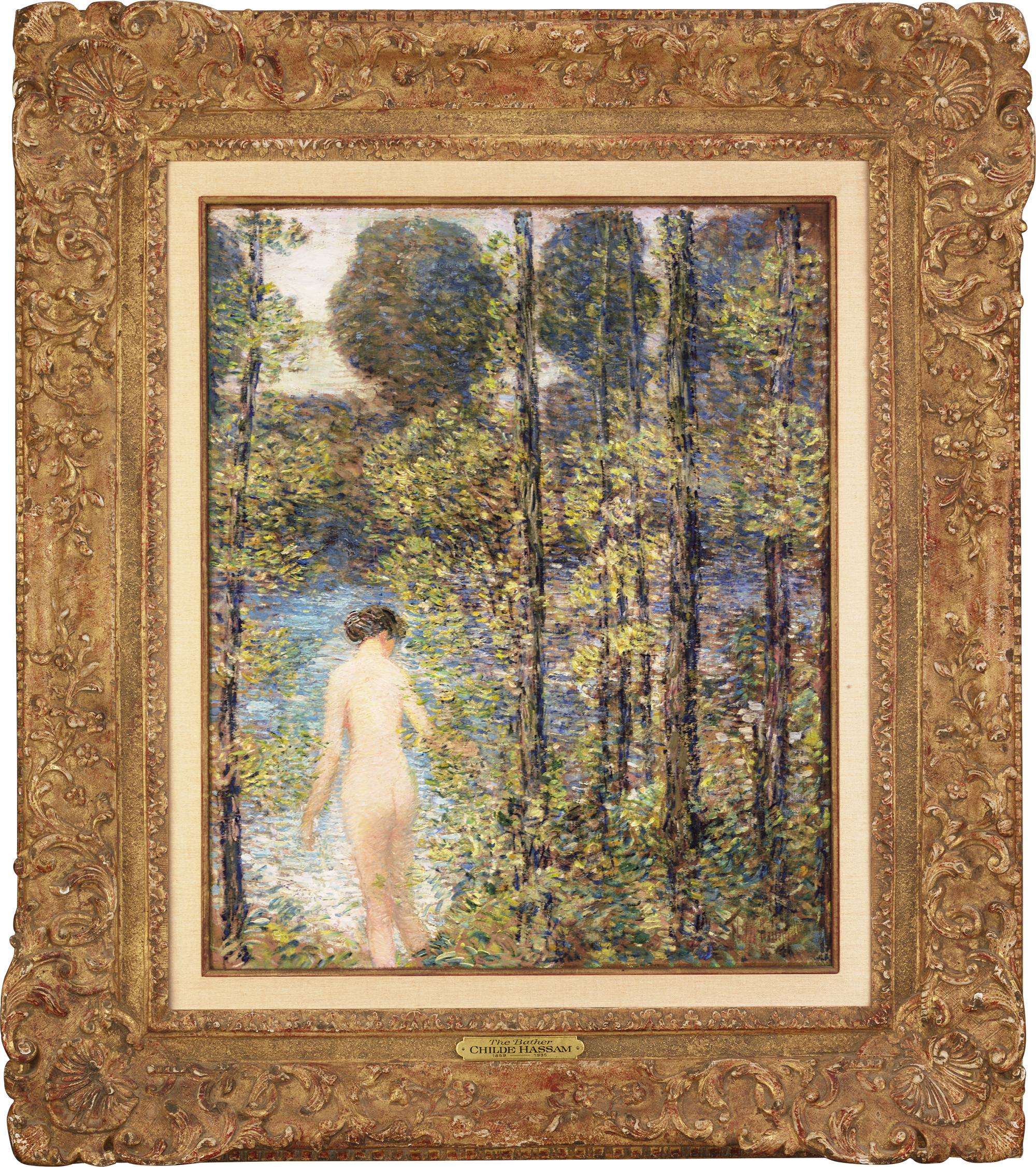 The Bather by Childe Hassam For Sale 1