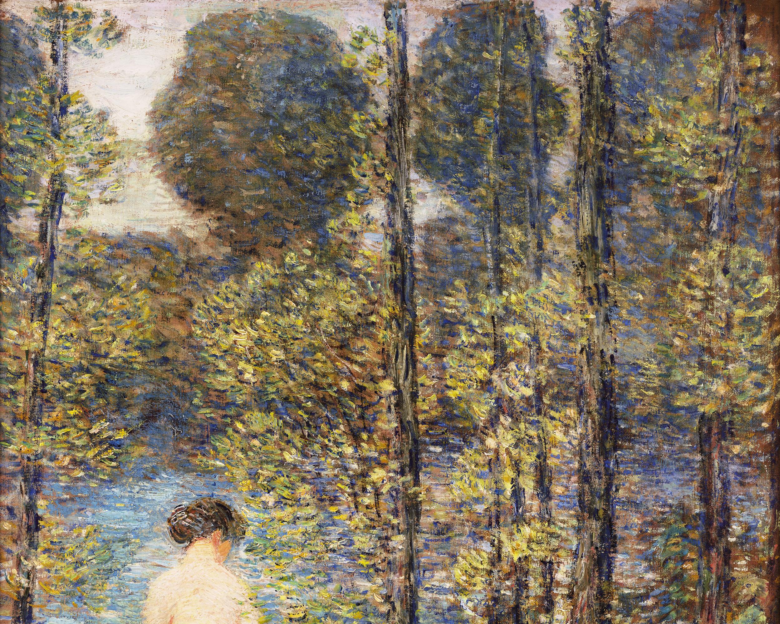 The Bather by Childe Hassam For Sale 2