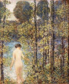 Vintage The Bather by Childe Hassam