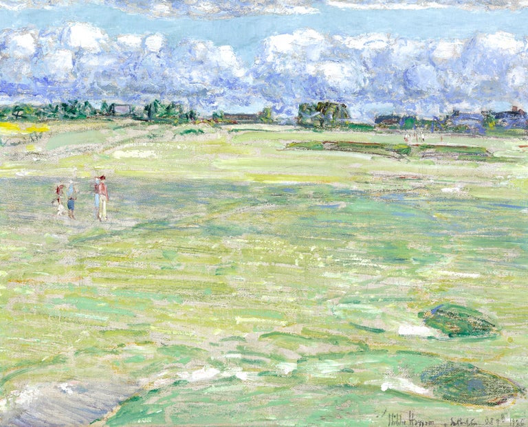 Childe Hassam Landscape Painting - The Golf Links