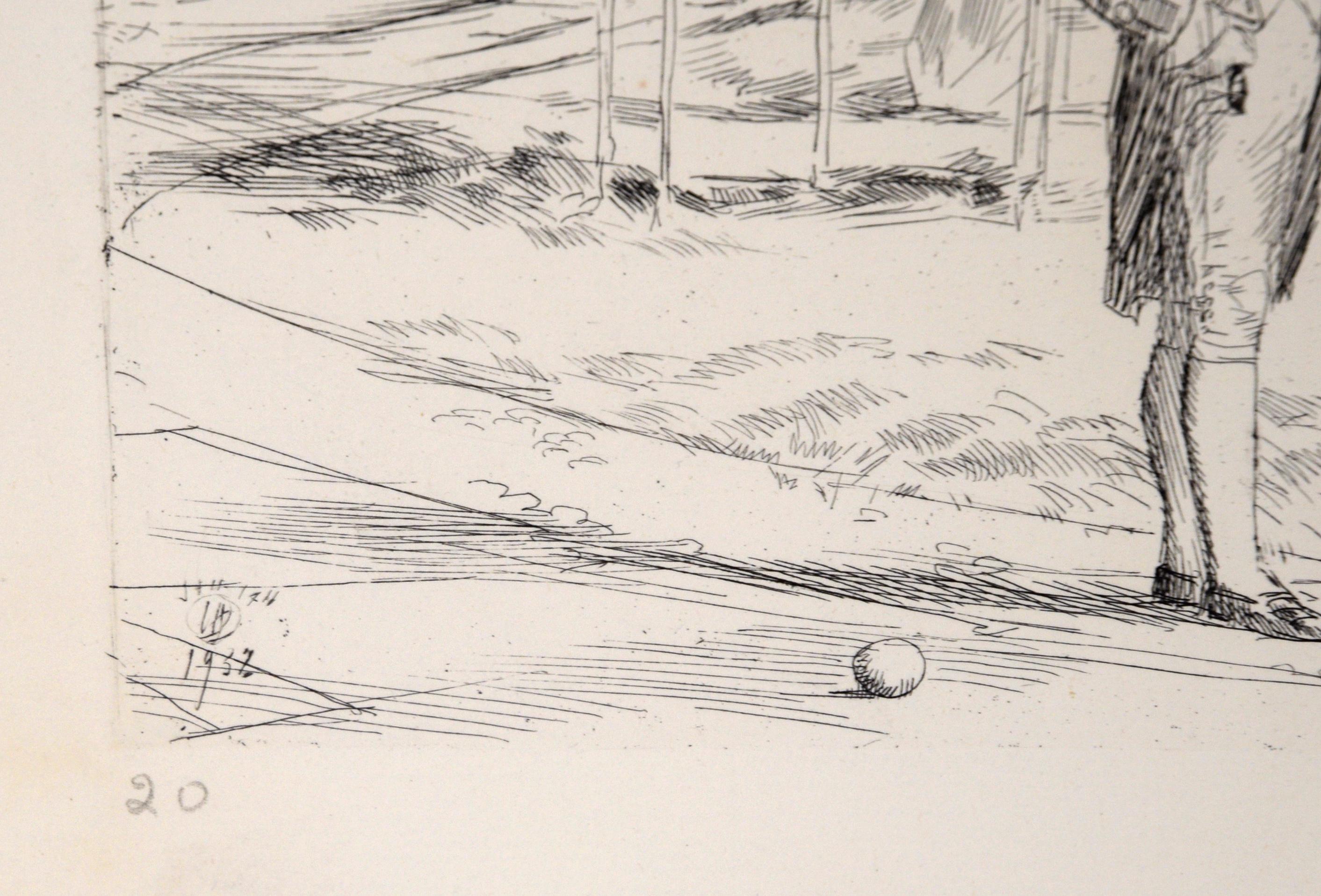 Bowling on the Green (from the Bicentennial Pageant of George Washington) For Sale 2