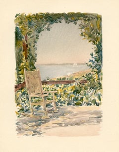 Antique Chromolithograph after Childe Hassam