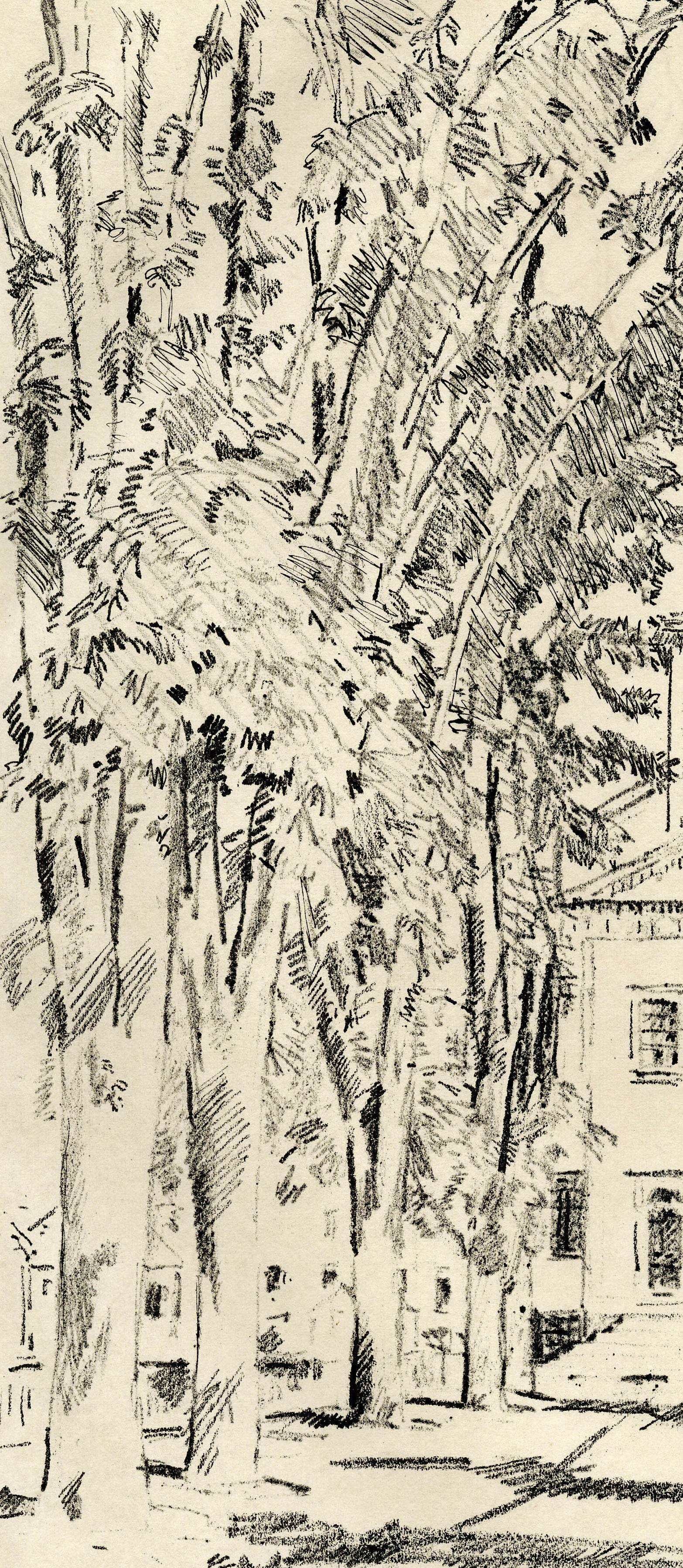 Signed, titled, and dated in the stone lower right. 
Artist's cipher lower right (see photo)
Edition: 101
An impression of this lithograph is in the National Gallery of Art, Washington and the Metropolitan Museum of Art, New York
Hassam also created