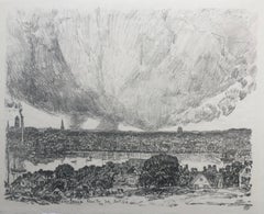 THUNDERSTORM - GLOUCESTER  (large lithograph)