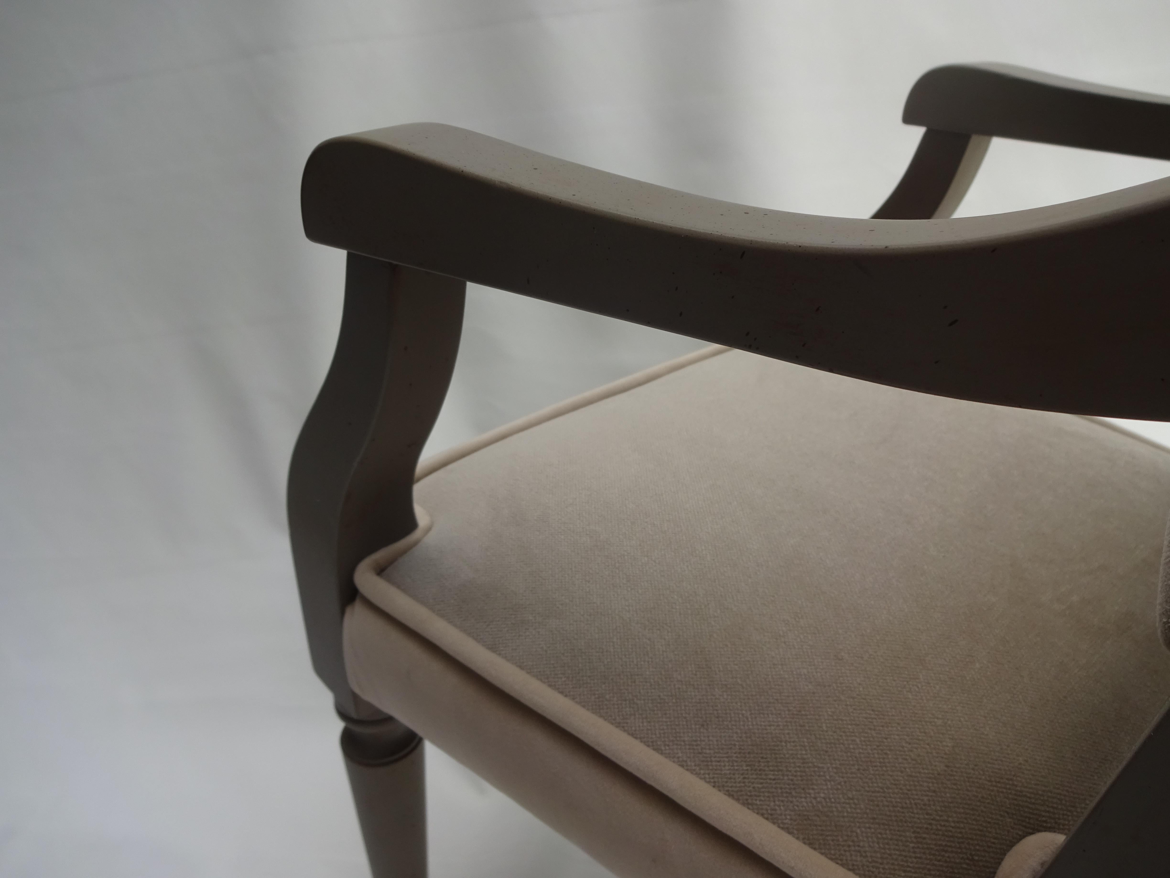 Directoire Children Armchair Upholstered For Sale
