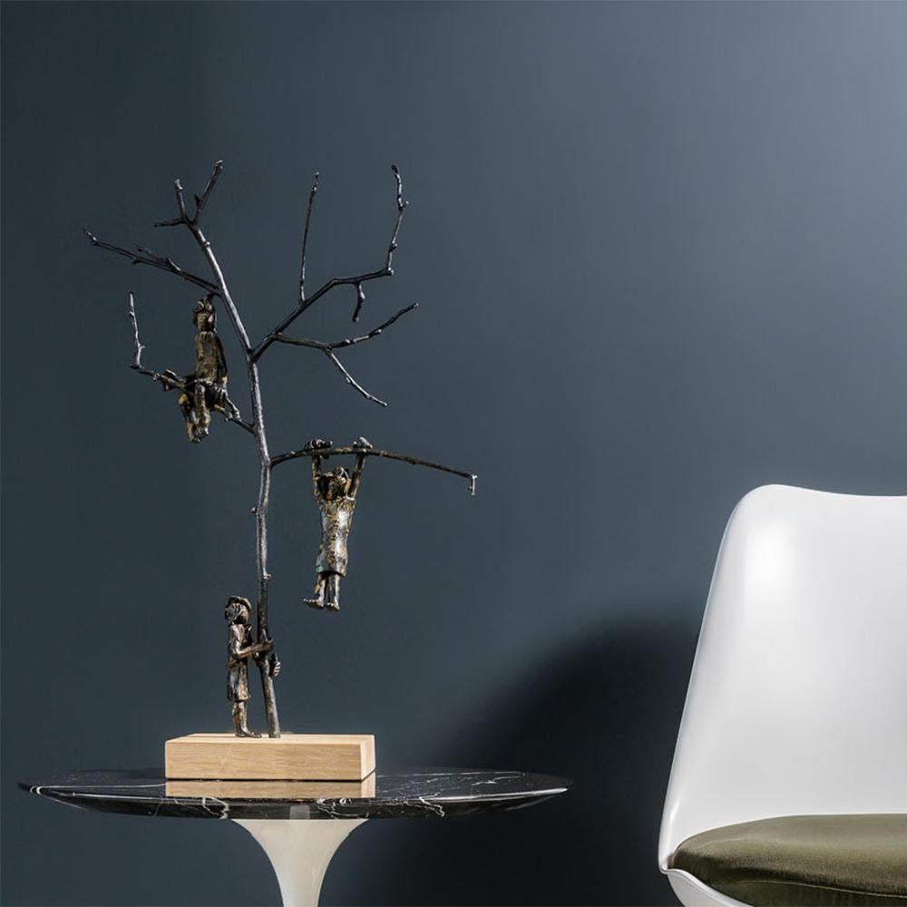 Niños Escultura de Bronce en venta 2