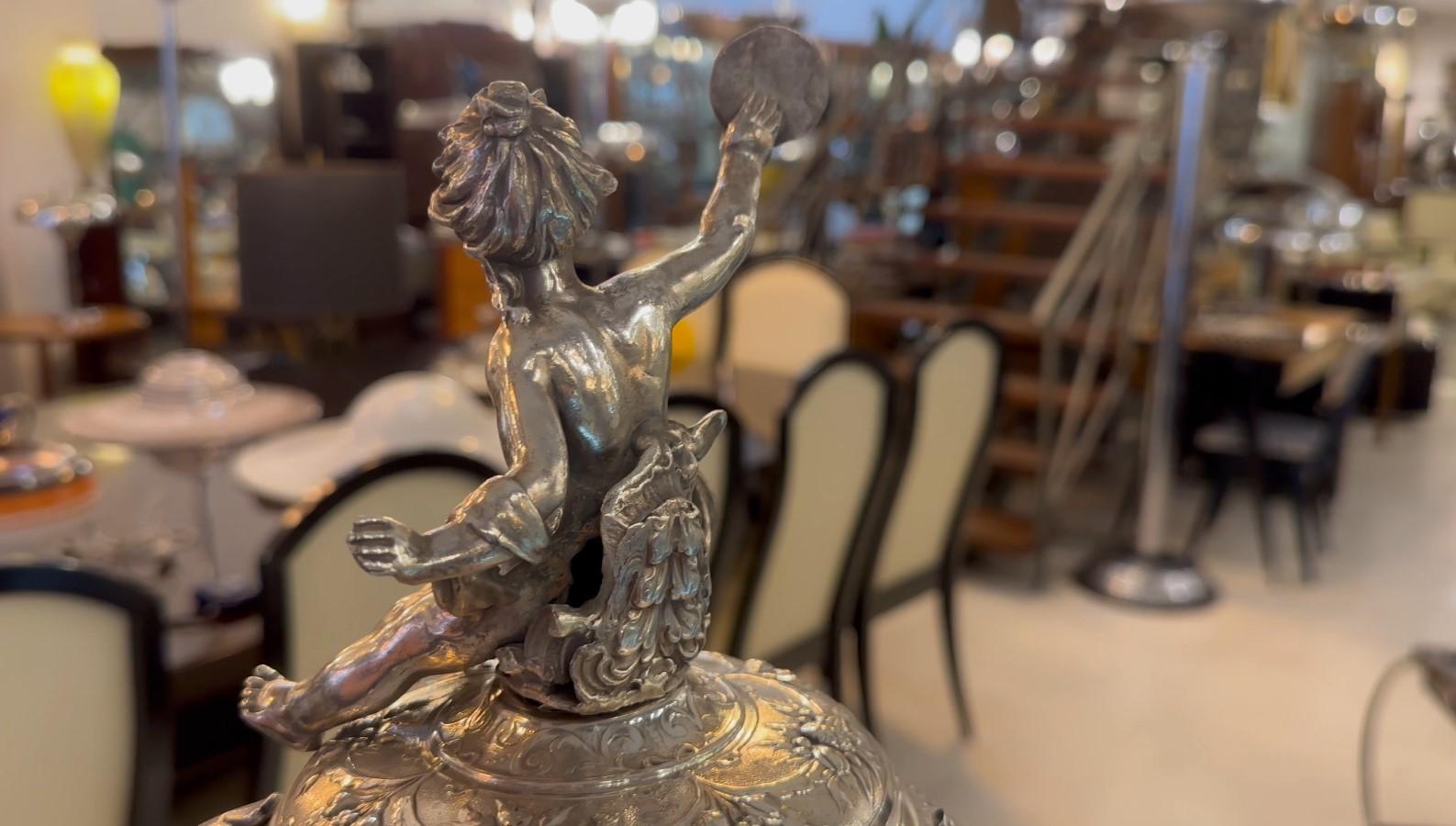 Centrotavola per bambini,  Jugendstil, Art Nouveau, Liberty, Tedesco, 1900, WMF in vendita 7