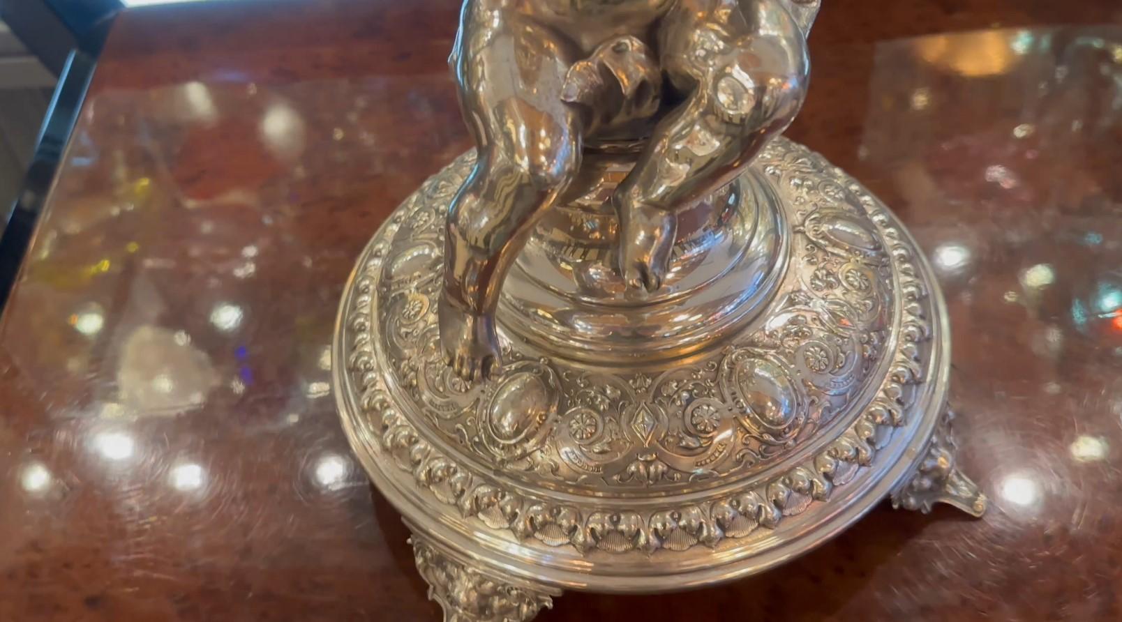 Centrotavola per bambini,  Jugendstil, Art Nouveau, Liberty, Tedesco, 1900, WMF in vendita 8