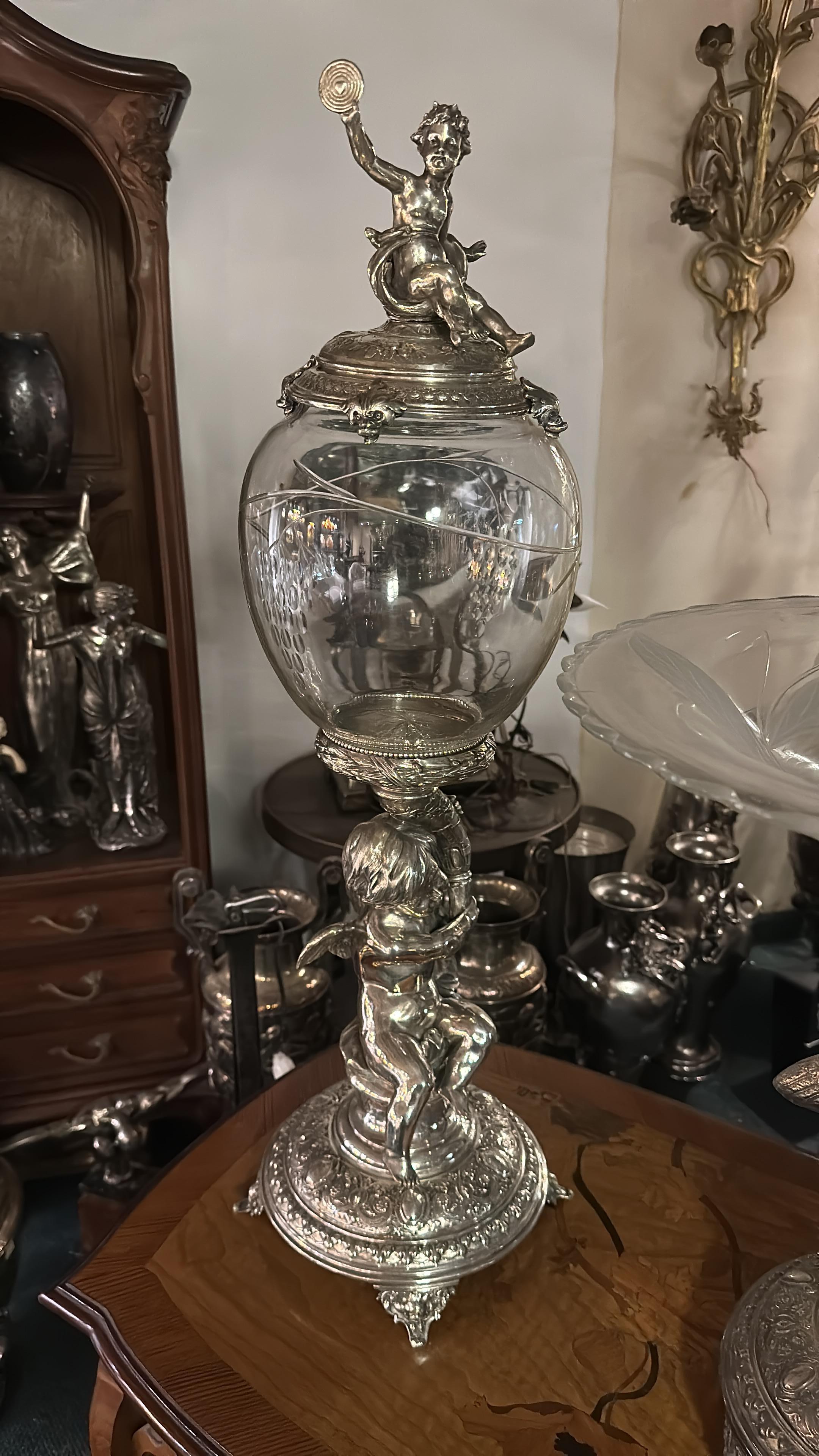 Centrotavola per bambini,  Jugendstil, Art Nouveau, Liberty, Tedesco, 1900, WMF in vendita 13