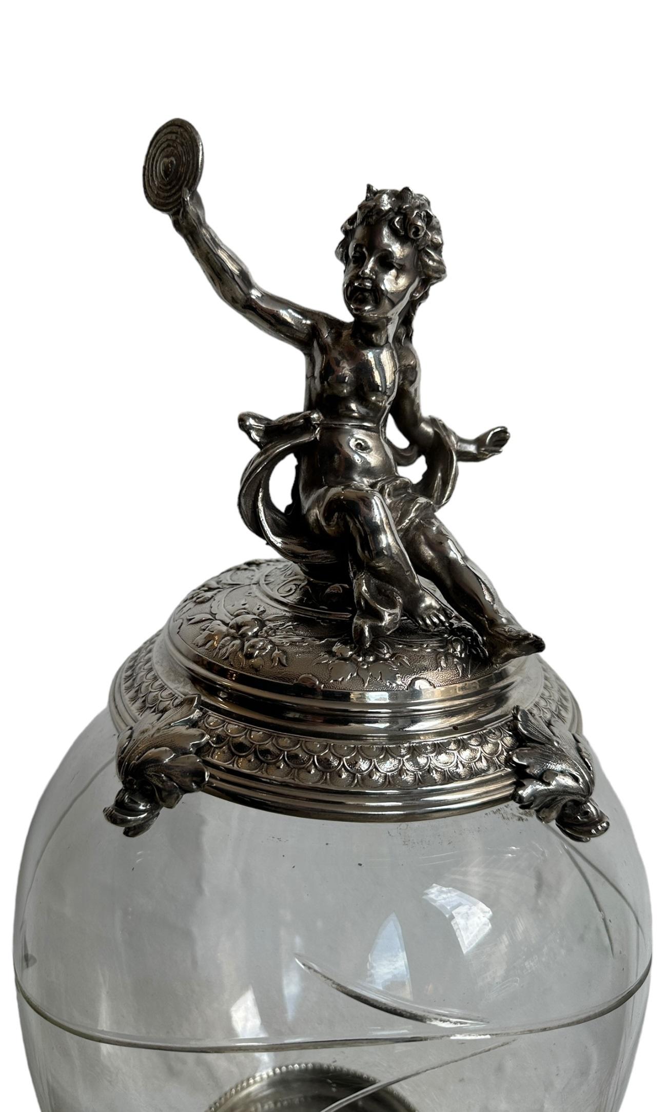 Centrotavola per bambini,  Jugendstil, Art Nouveau, Liberty, Tedesco, 1900, WMF in vendita 1