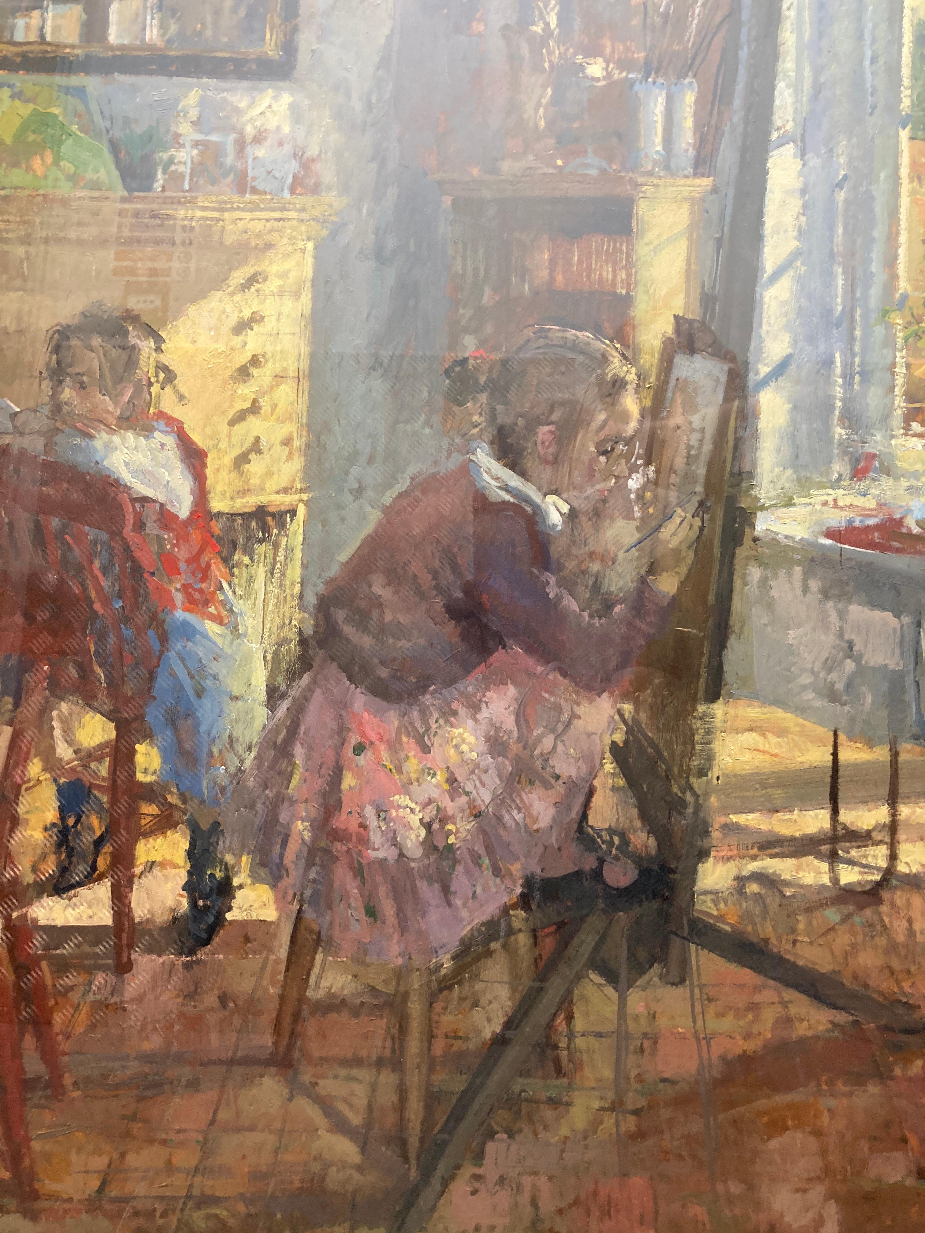 KINDERMALEREI von Peter Kuhfeld (geb. 1952) (Britisch) im Angebot