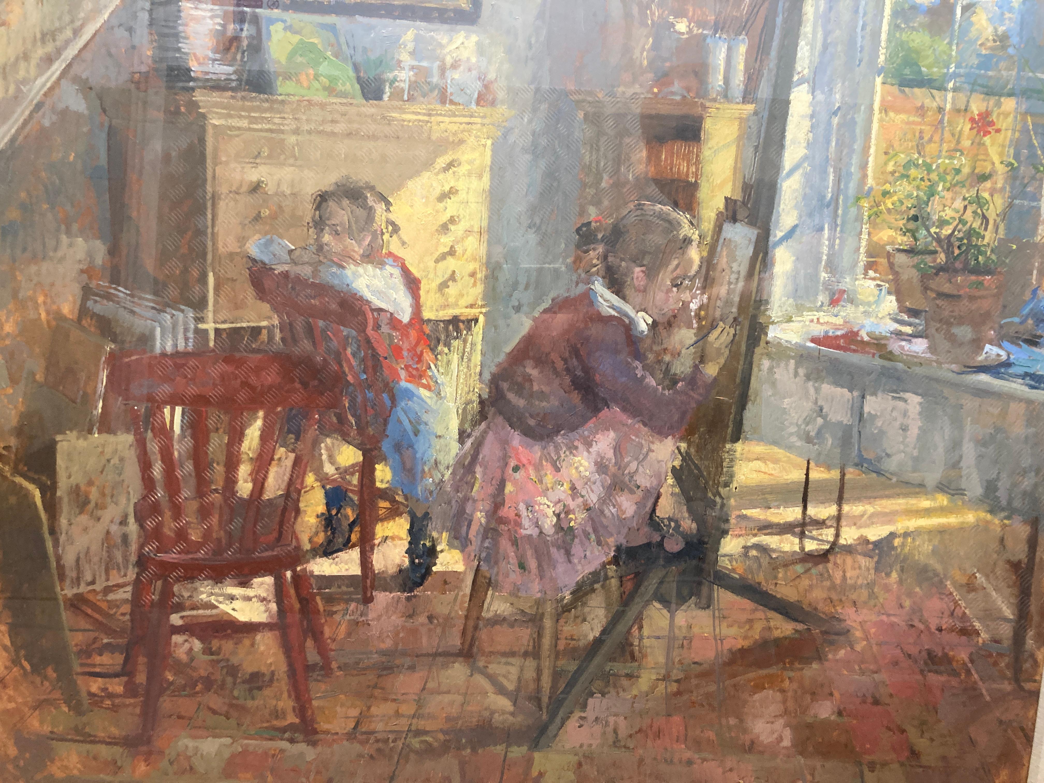 KINDERMALEREI von Peter Kuhfeld (geb. 1952) im Zustand „Gut“ im Angebot in Basildon, GB