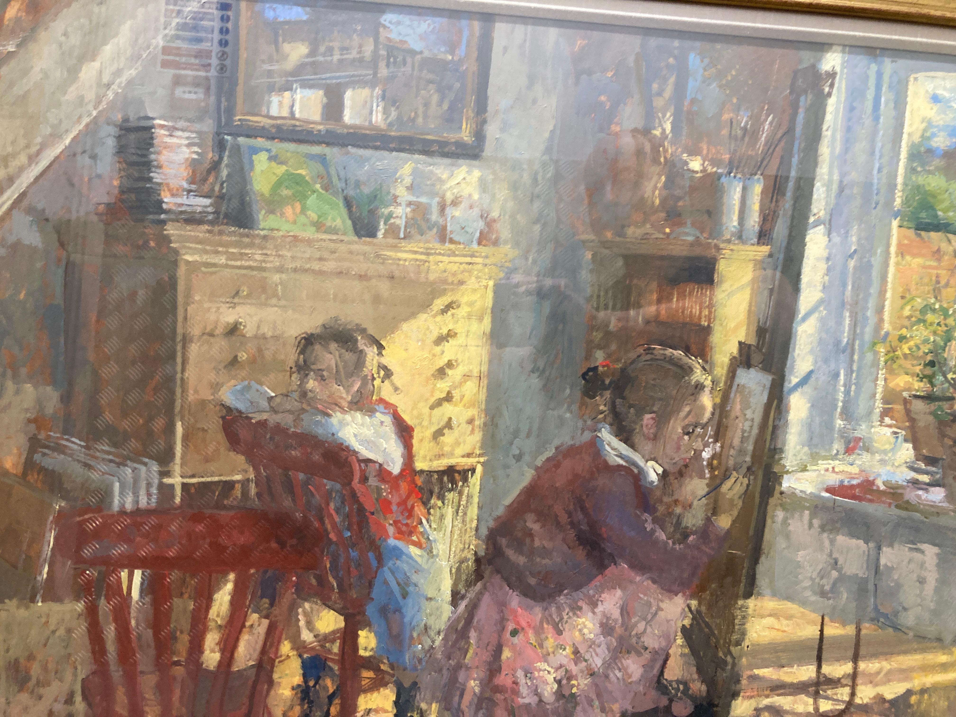 KINDERMALEREI von Peter Kuhfeld (geb. 1952) (Ende des 20. Jahrhunderts) im Angebot