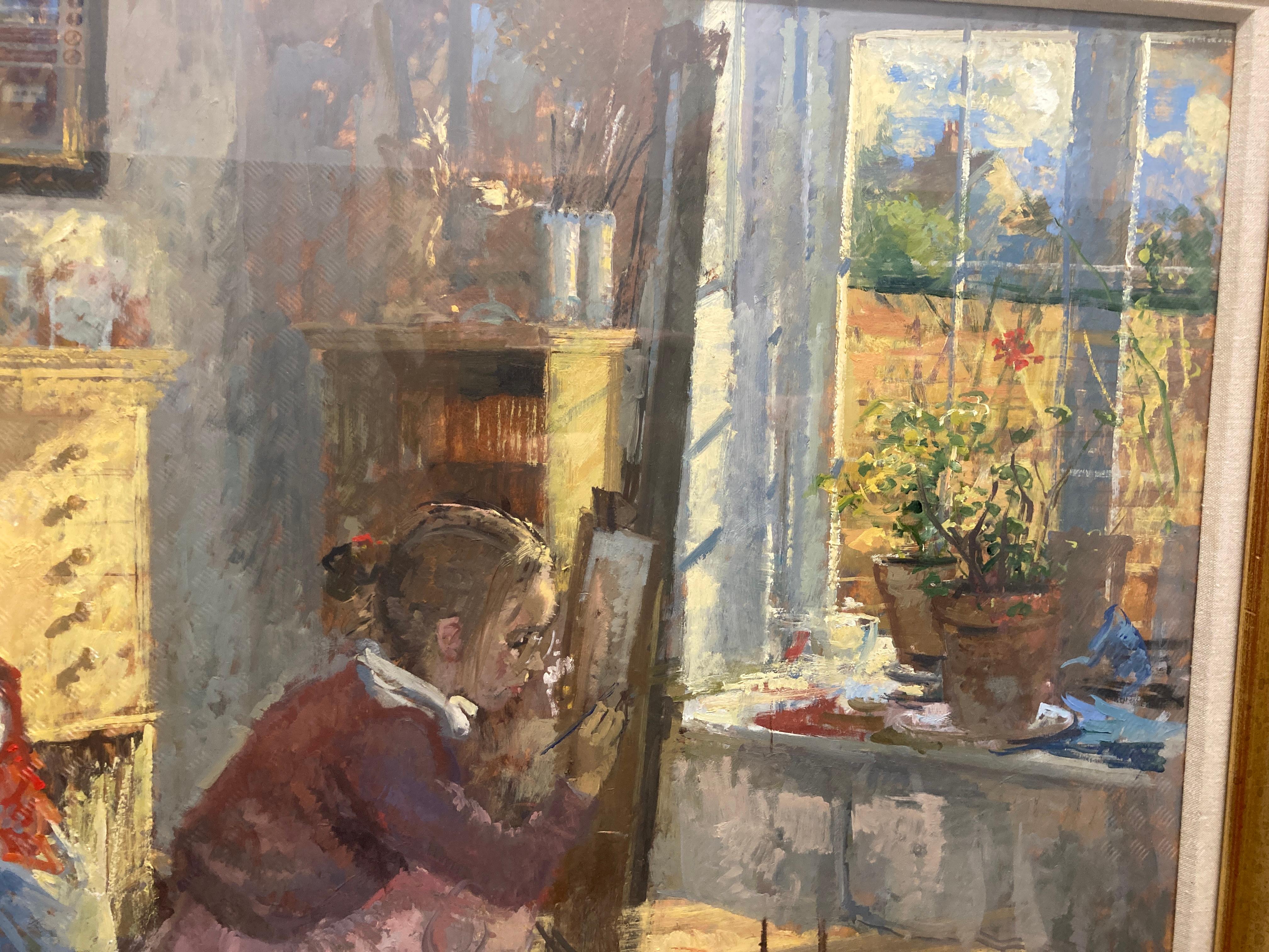 KINDERMALEREI von Peter Kuhfeld (geb. 1952) (Farbe) im Angebot