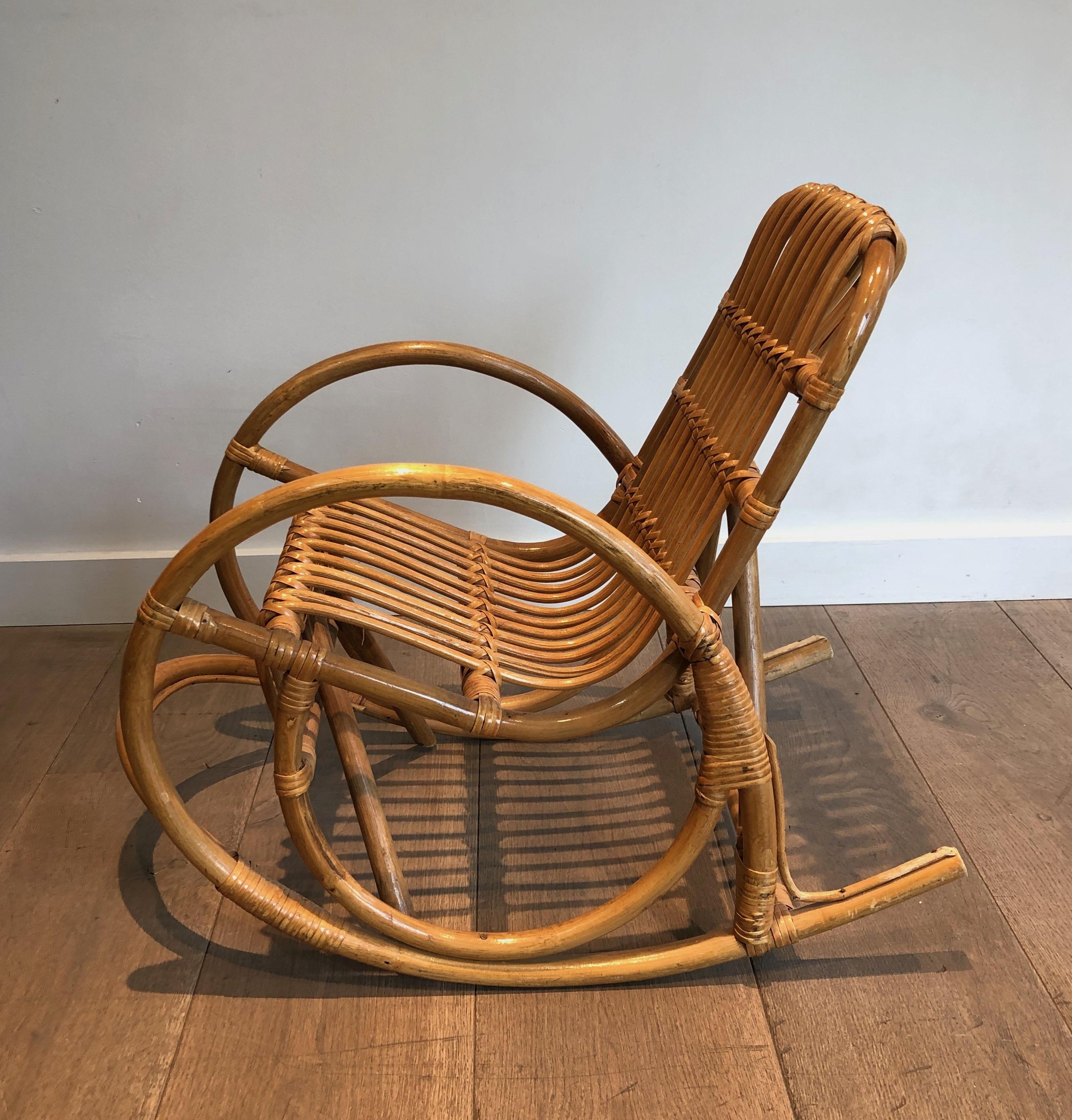 Children Rattan Rocking Chair For Sale 6