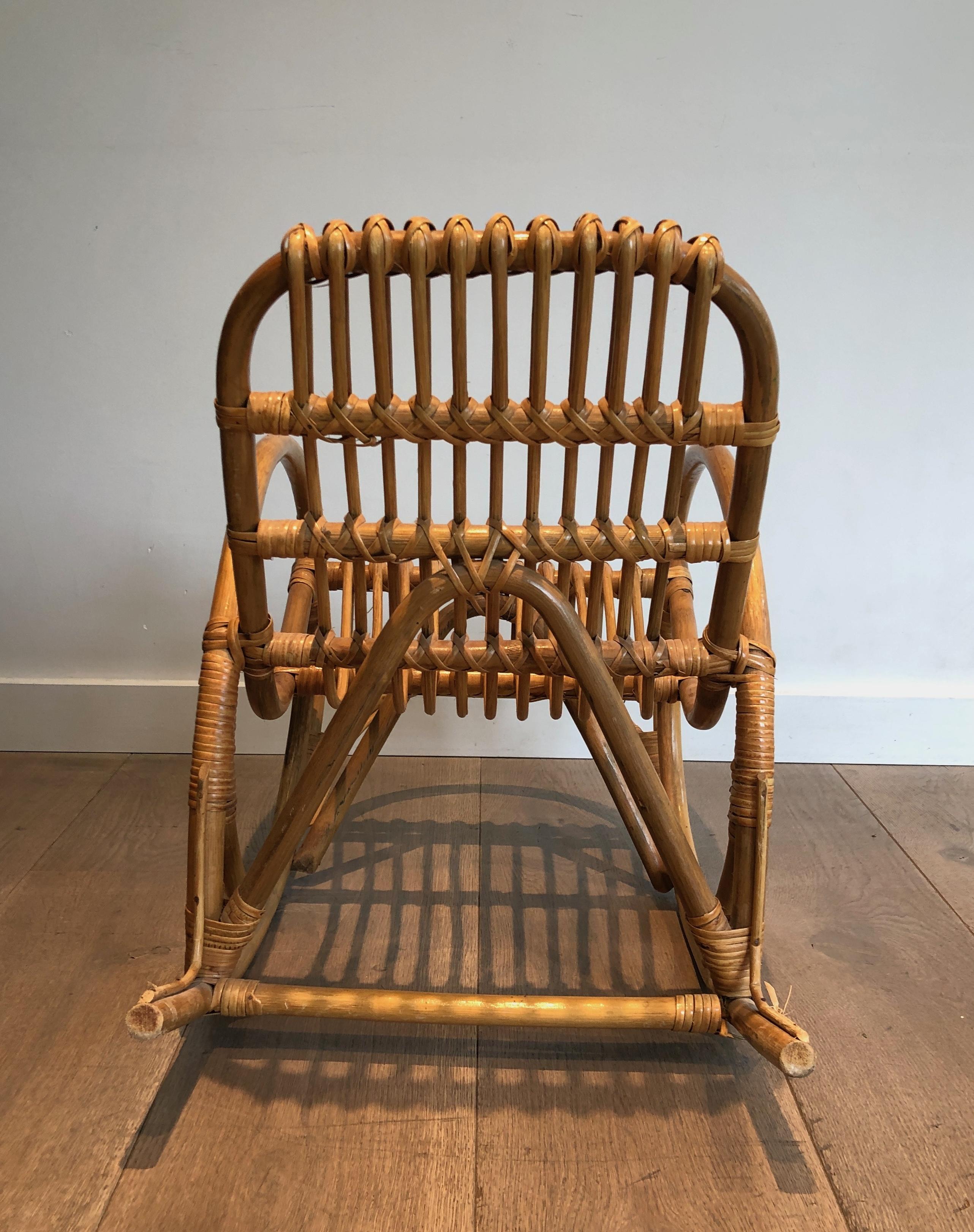 Children Rattan Rocking Chair For Sale 7