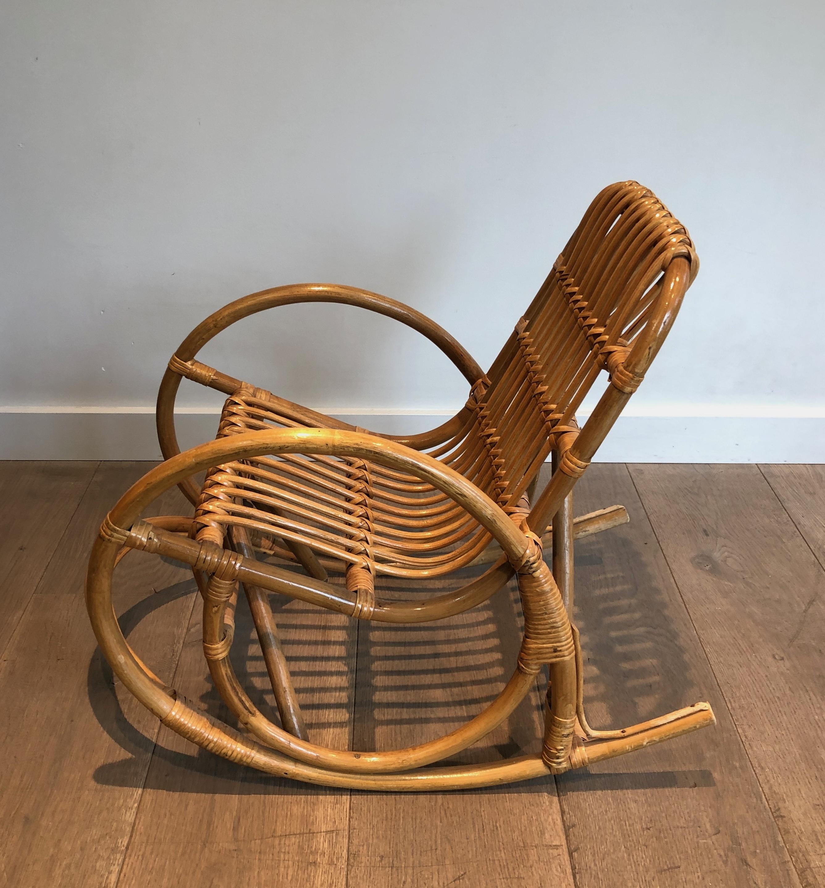 Children Rattan Rocking Chair For Sale 14