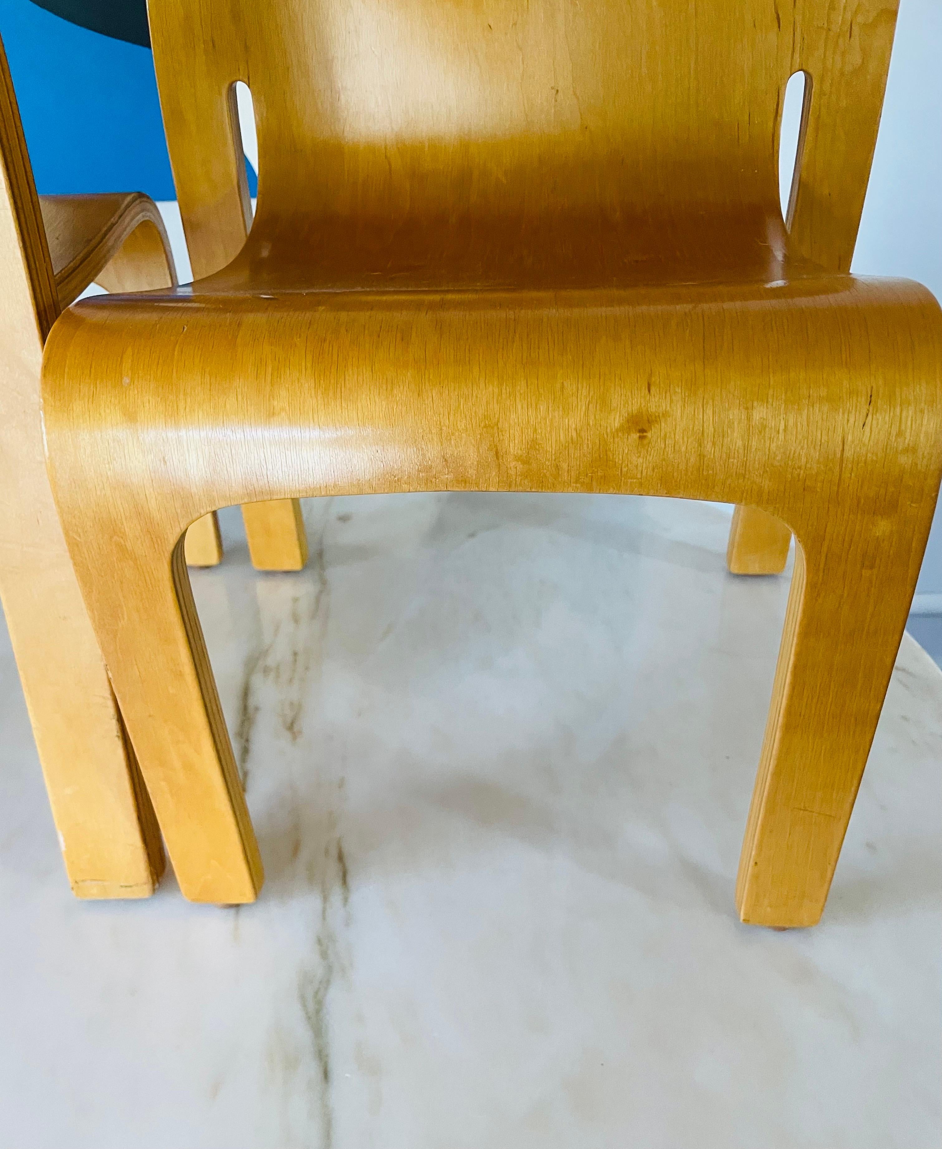 Children's Bodyform Chairs by Peter Danko, 1980s, American For Sale 1