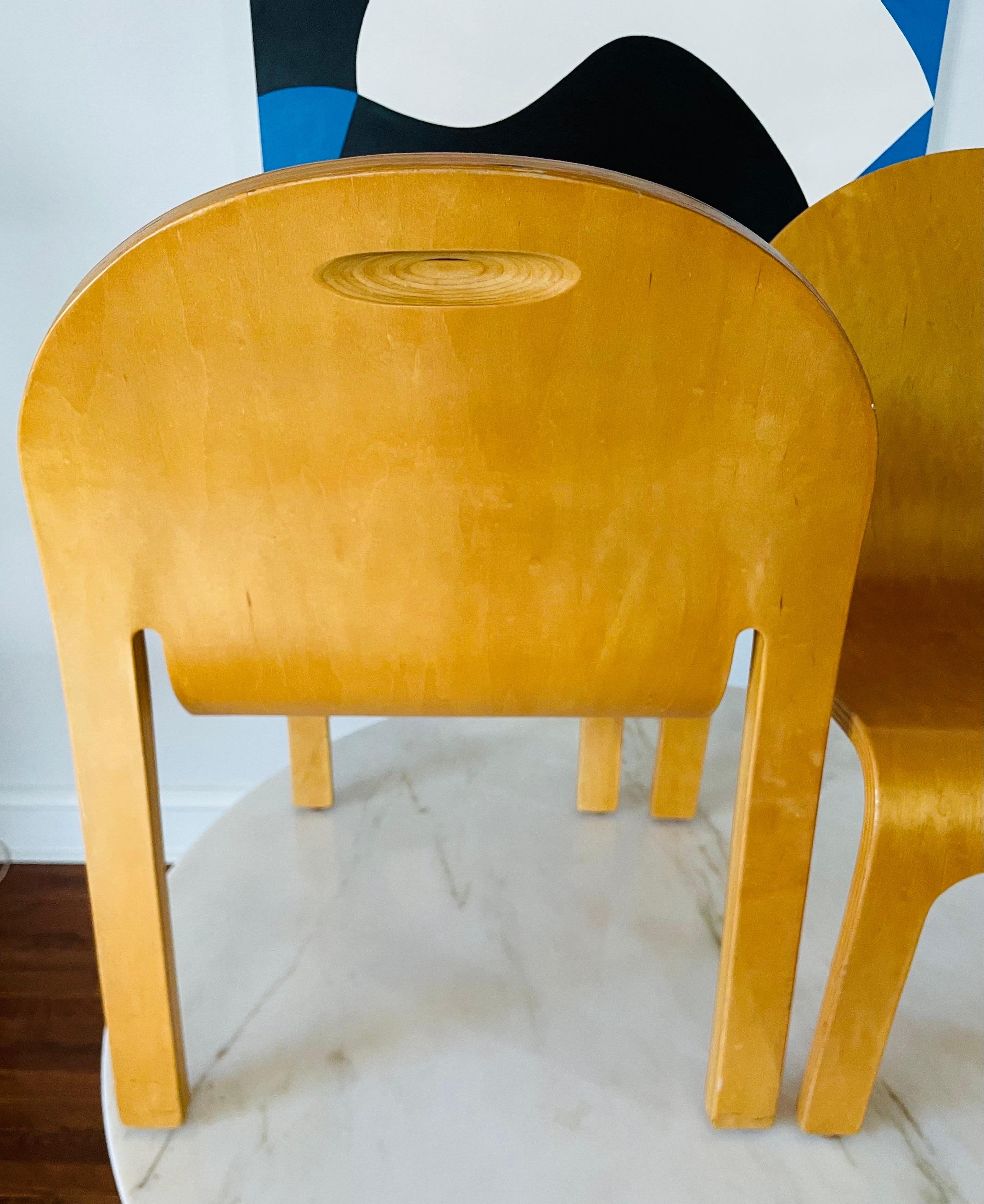 Children's Bodyform Chairs by Peter Danko, 1980s, American For Sale 2