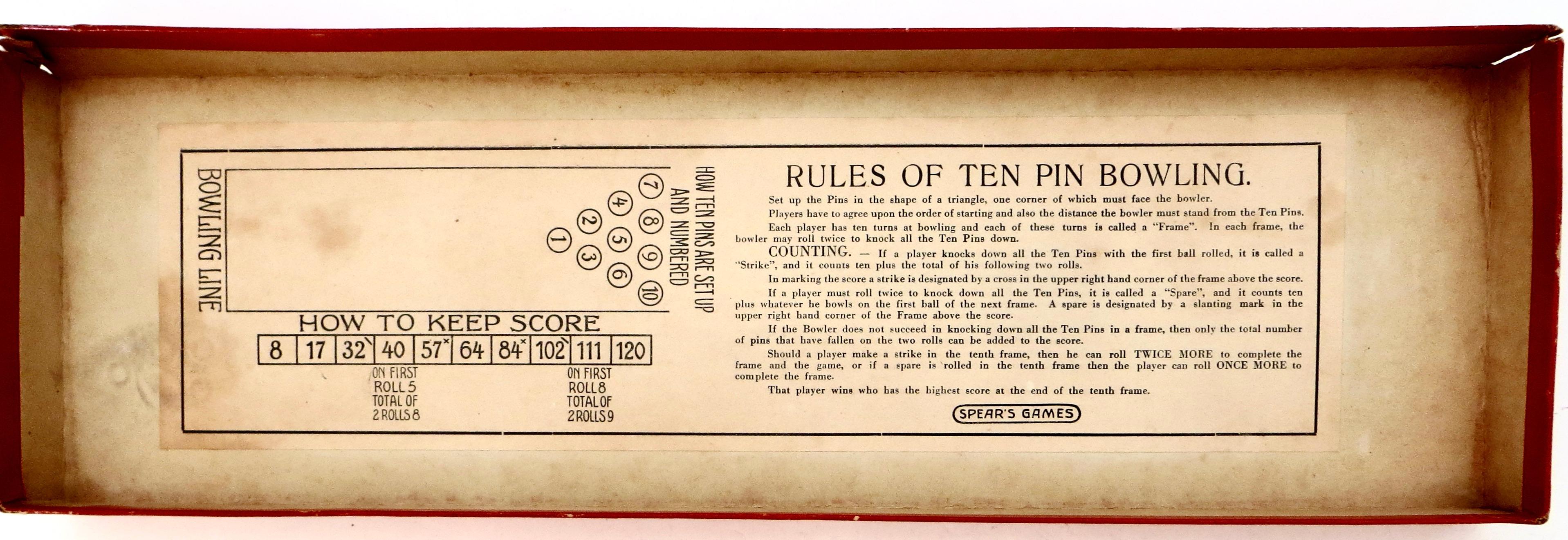 Wood Children's Bowling Game of 
