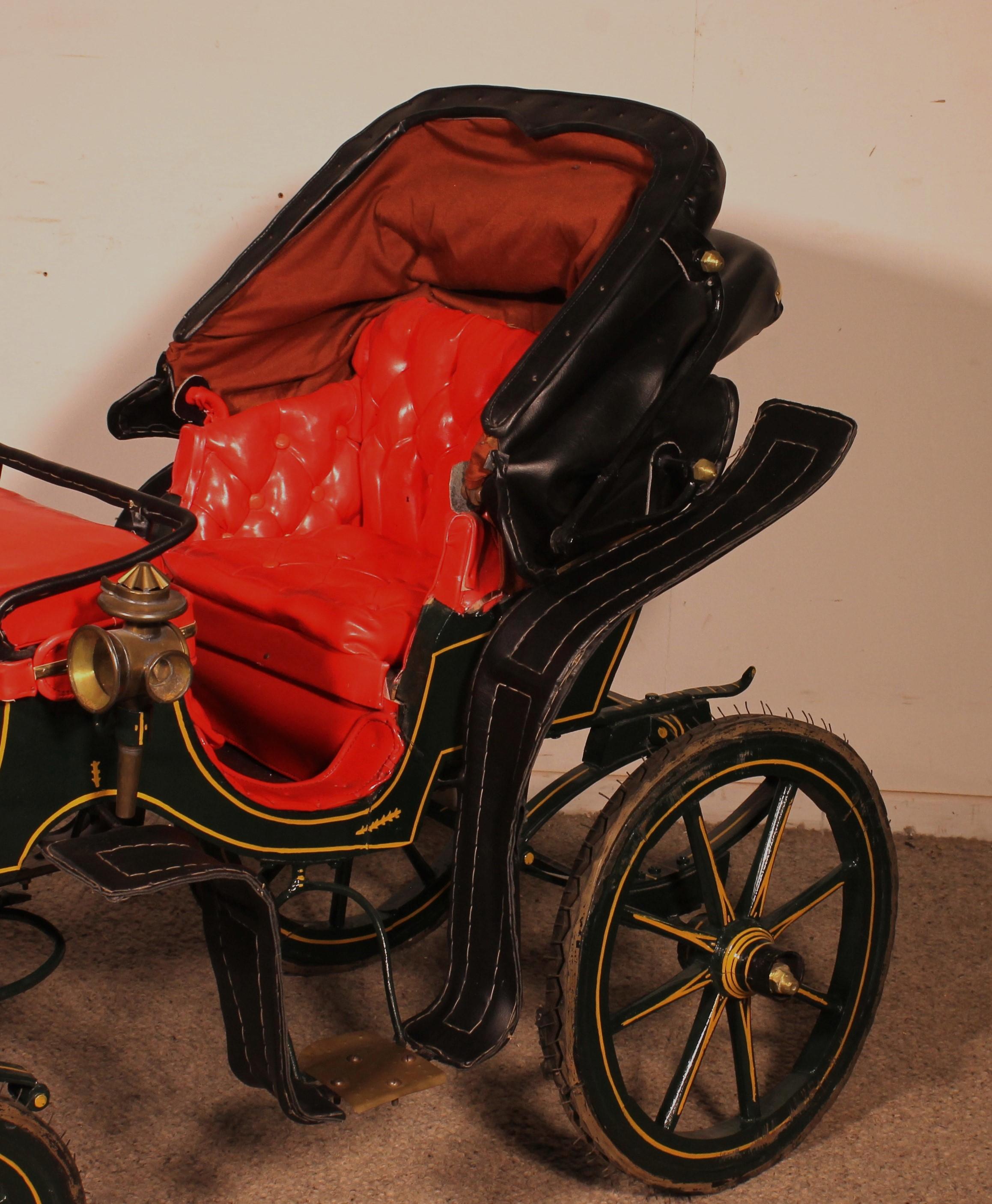 Victorian Children's Carriage Replica Of A Milord Carriage For Sale