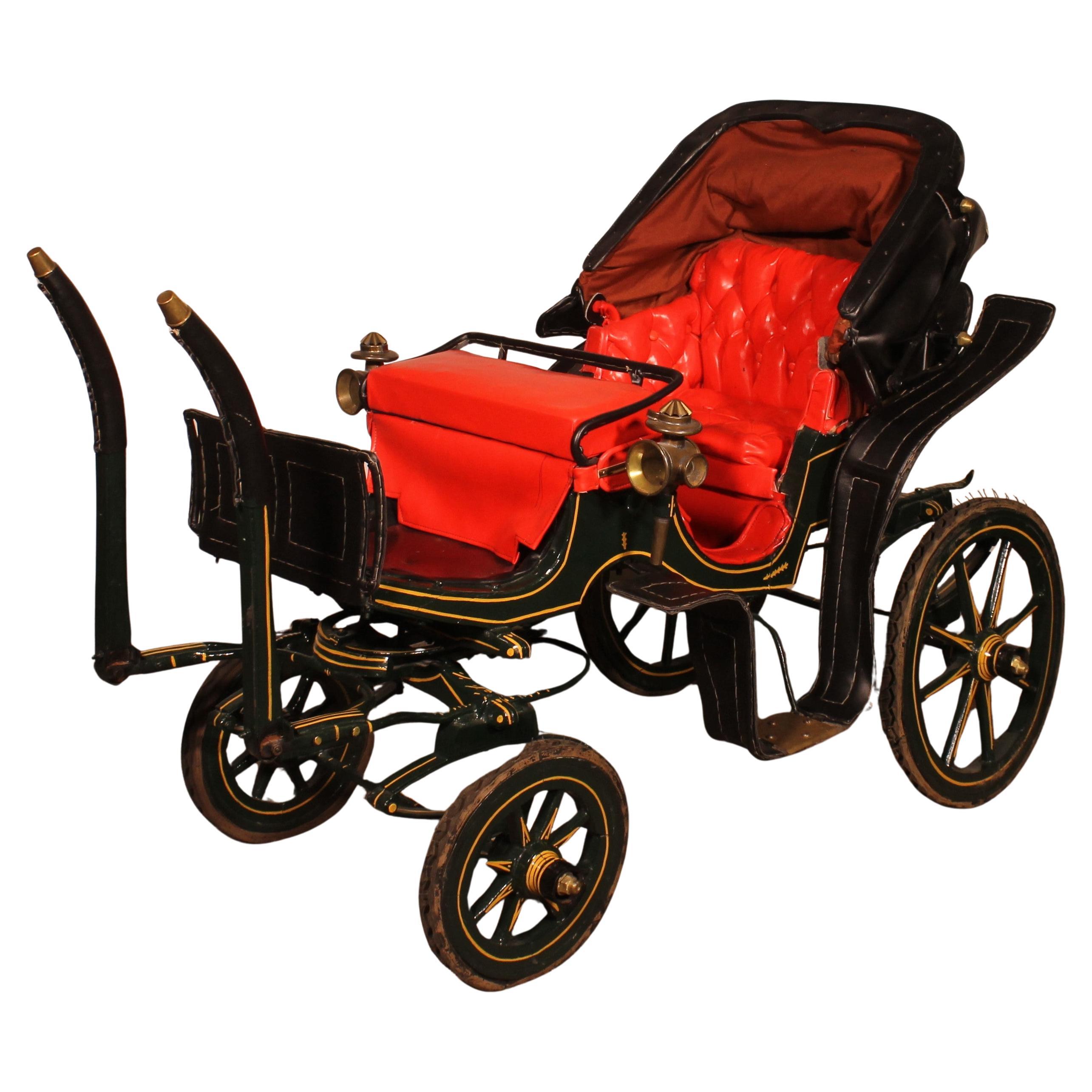 Children's Carriage Replica Of A Milord Carriage