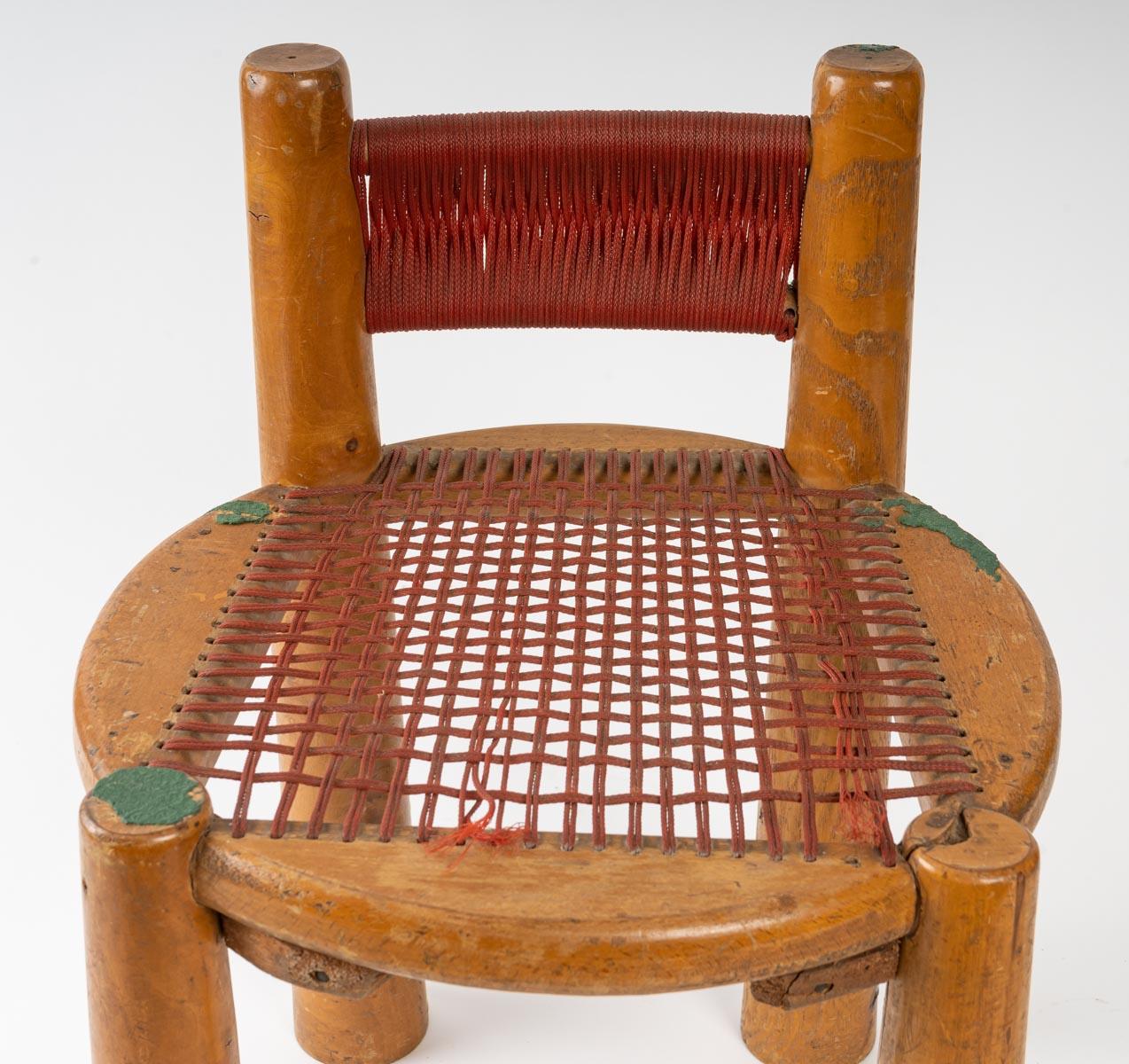 Wood Children's Chair, 1950 For Sale