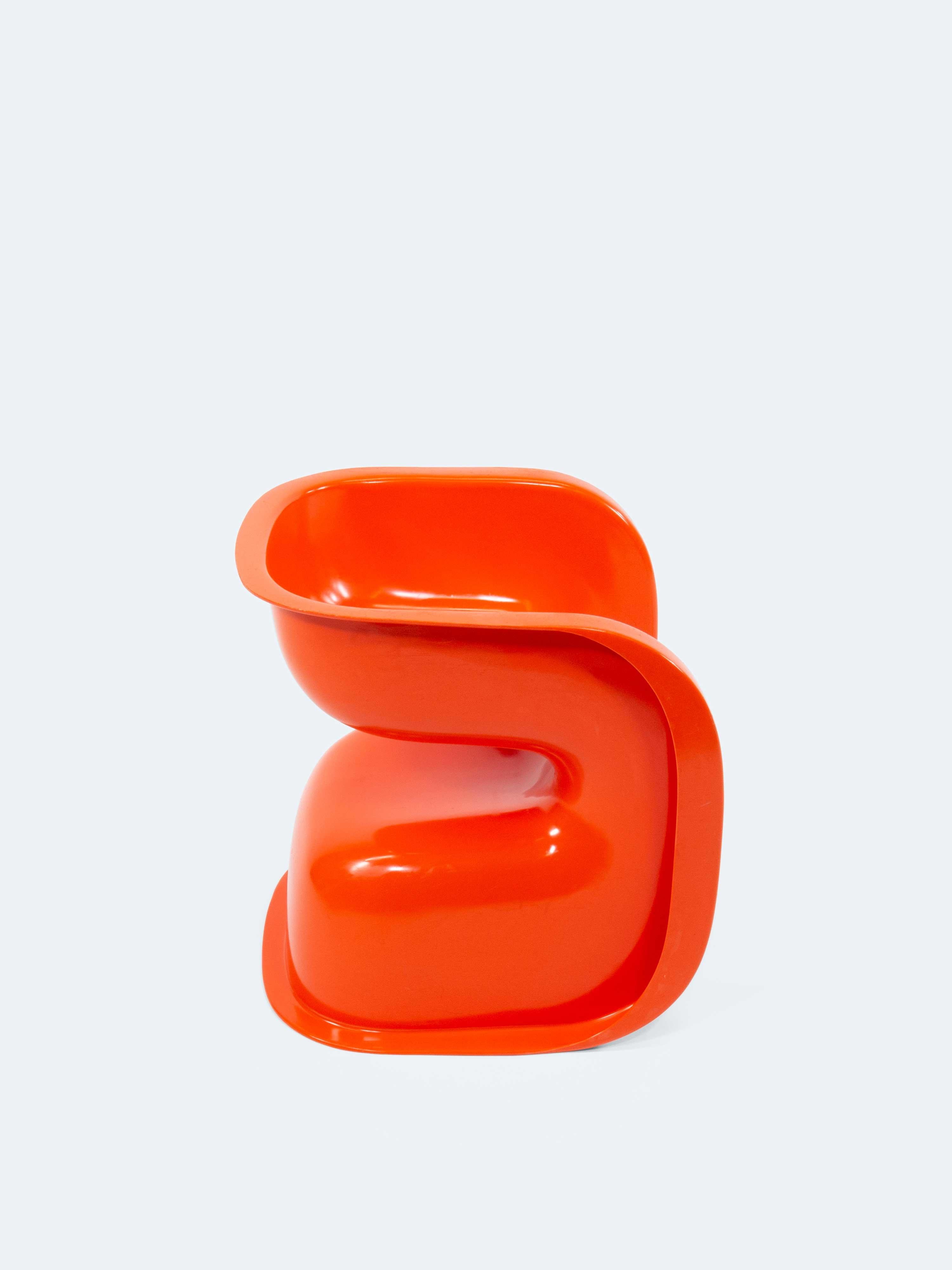 Molded Children's Chair by Peter Hiort-Lorenzen for Cado, around 1970 For Sale