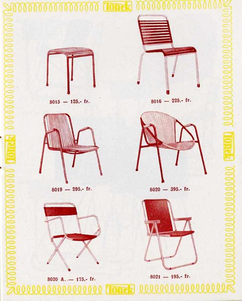 Children's chair scoubidou Torck - 1950's For Sale 7